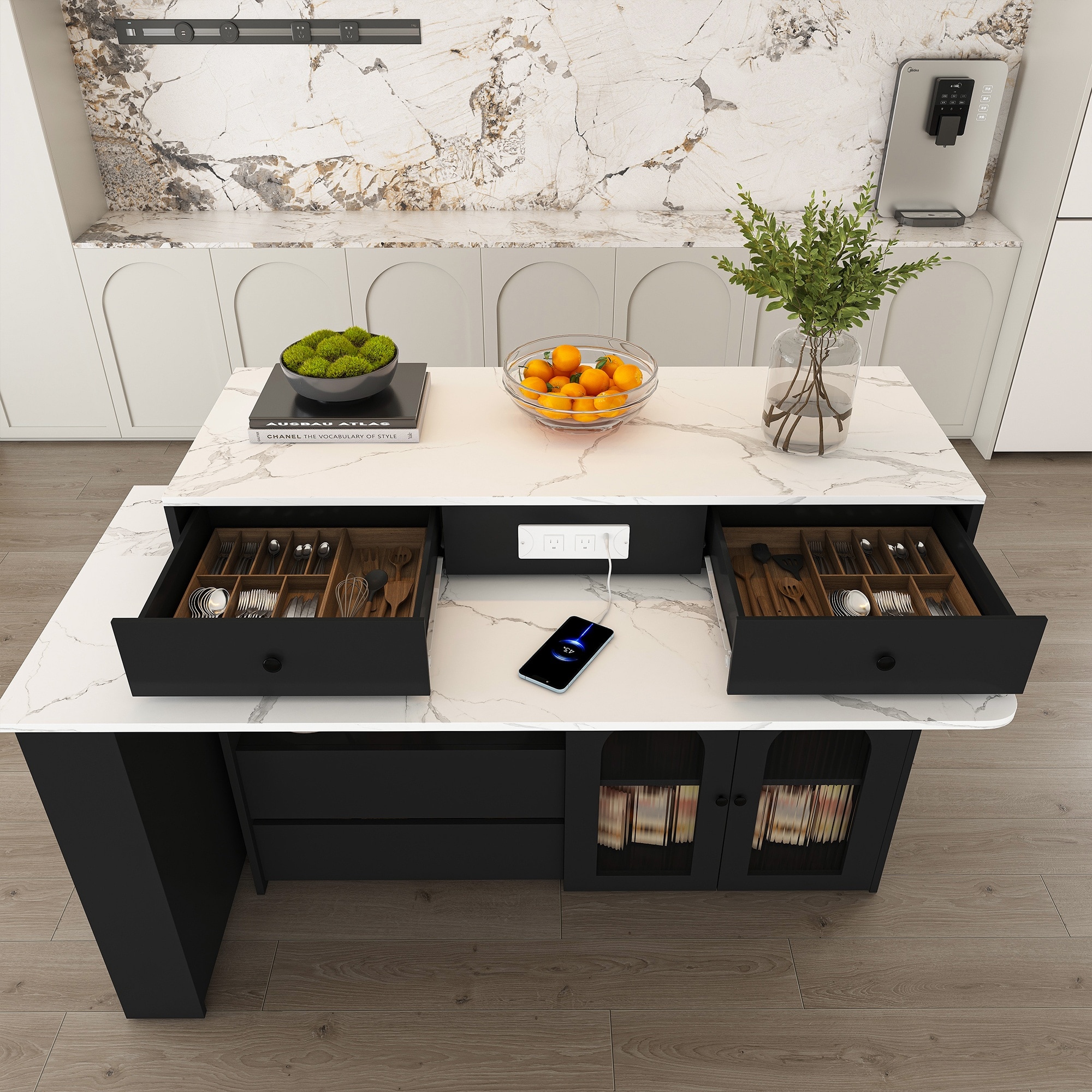 Vorene J-CM1PLGIBNR48 Kitchen-Furniture - View #4