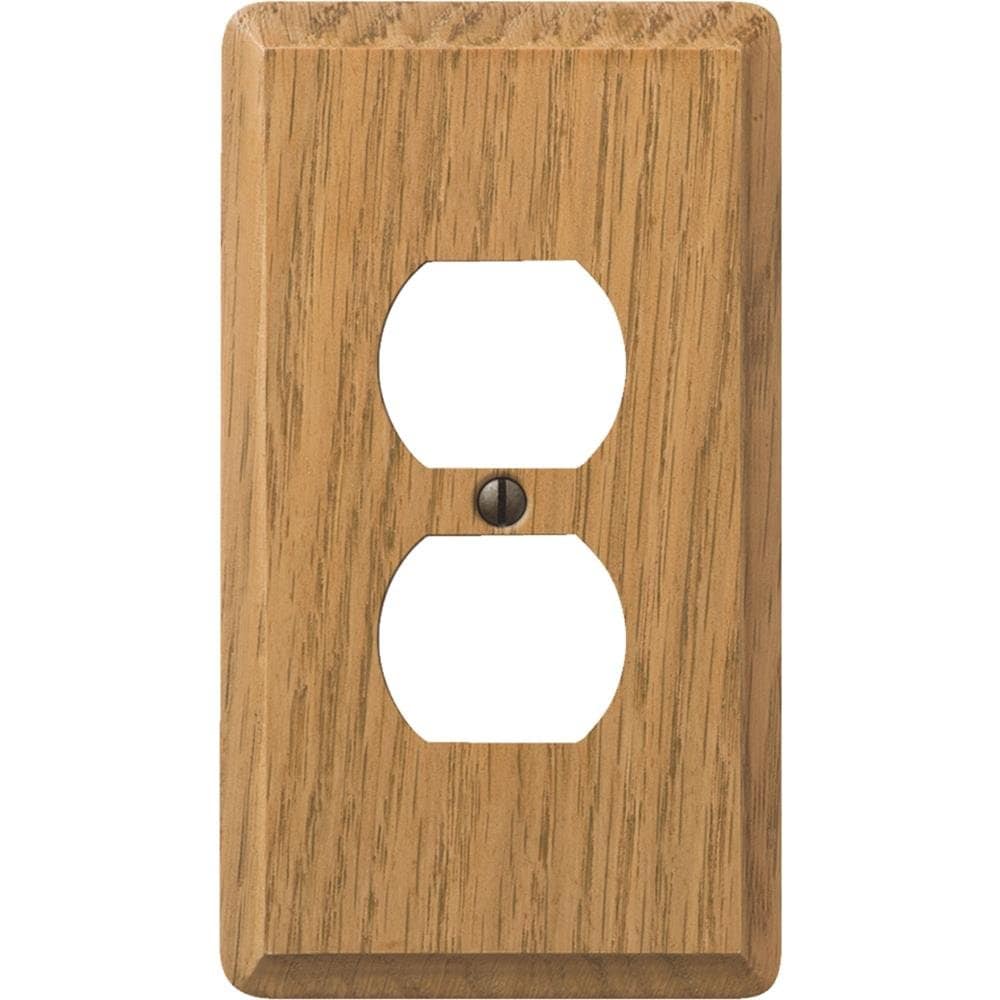 Jackson  Deerfield 908L Oak Duplex Outlet Wall Plate