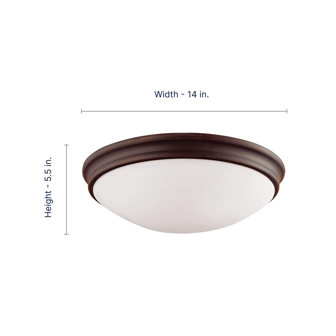 Millennium Lighting 5225-RBZ flushmounts - View #2