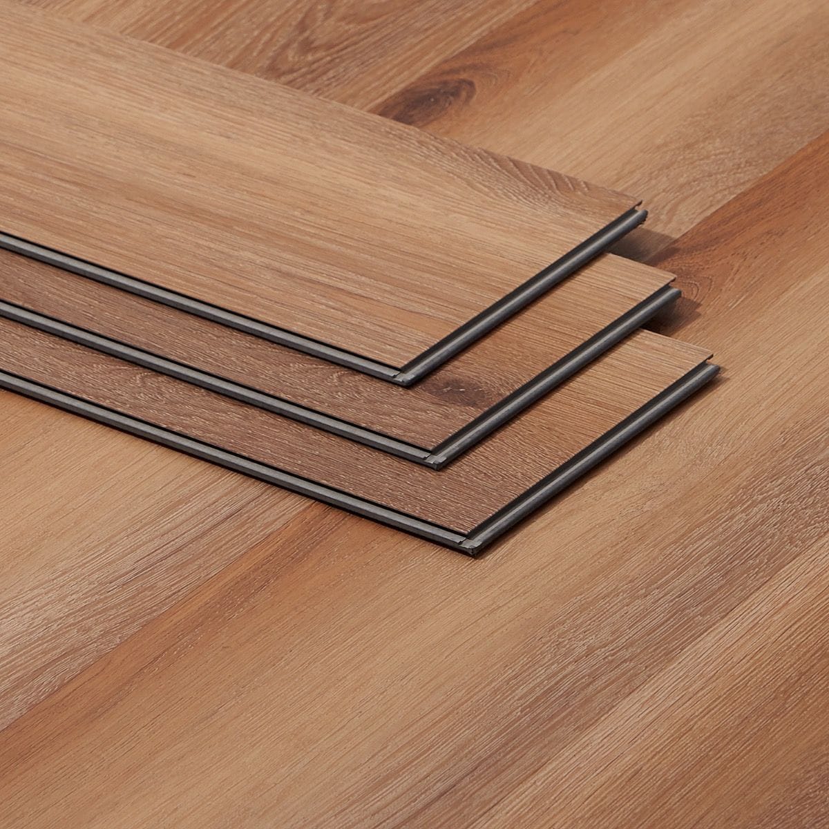 Artmore Tile EXT3RD105867 Rogue Oak Scotch Brown Wood look 28.0-Mils x 6-in W x 48-in L Waterproof and Water Resistant Interlocking Luxury Vinyl Plank Flooring ( 23.45-Sq. Feet Carton )