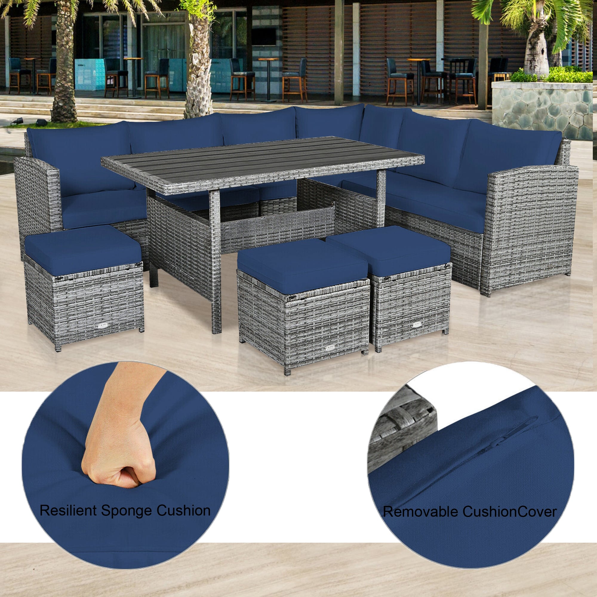 WELLFOR OUJ71503NY+ Patio-Conversation-Sets - View #7