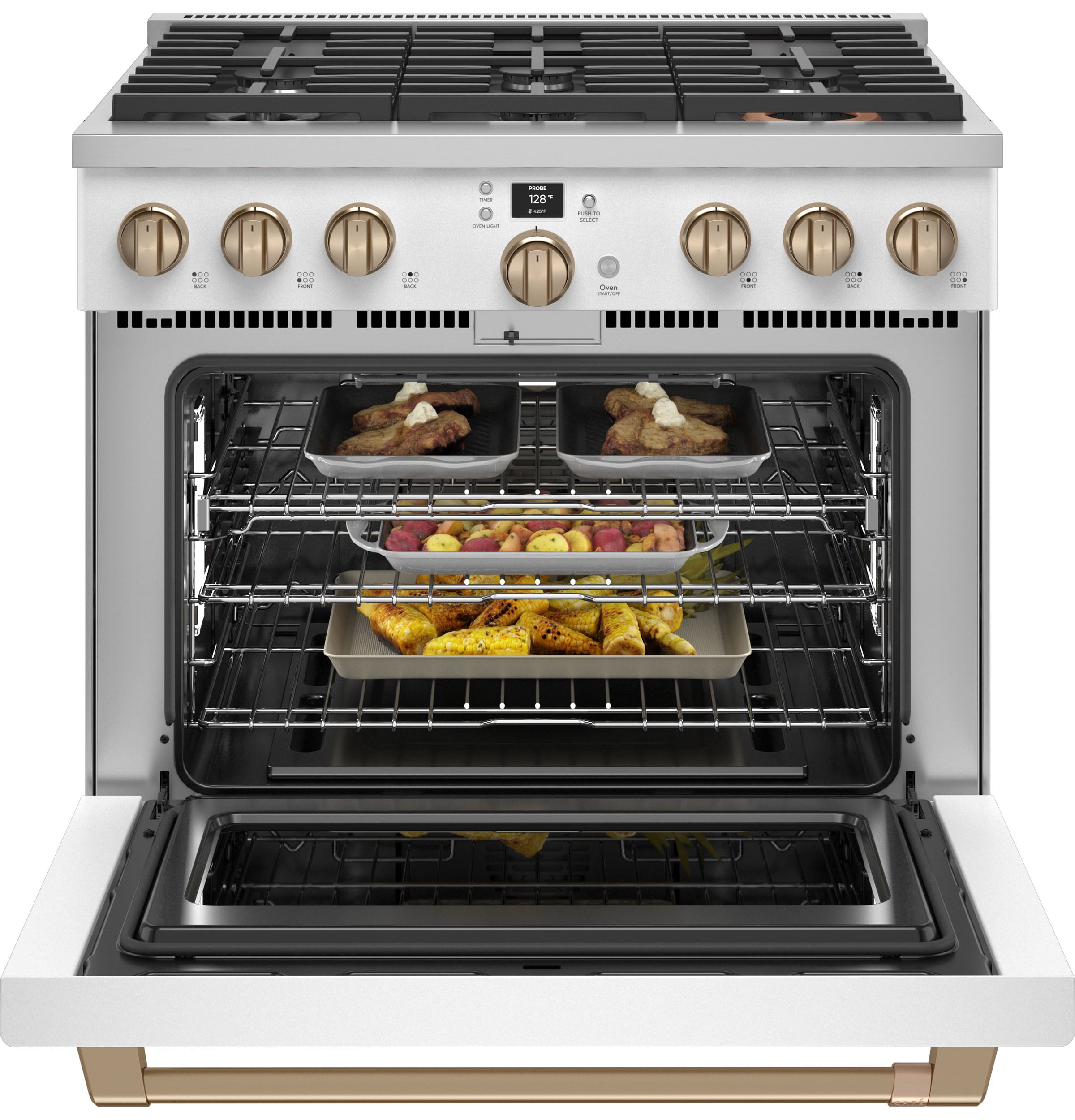 lowes ge cafe gas range