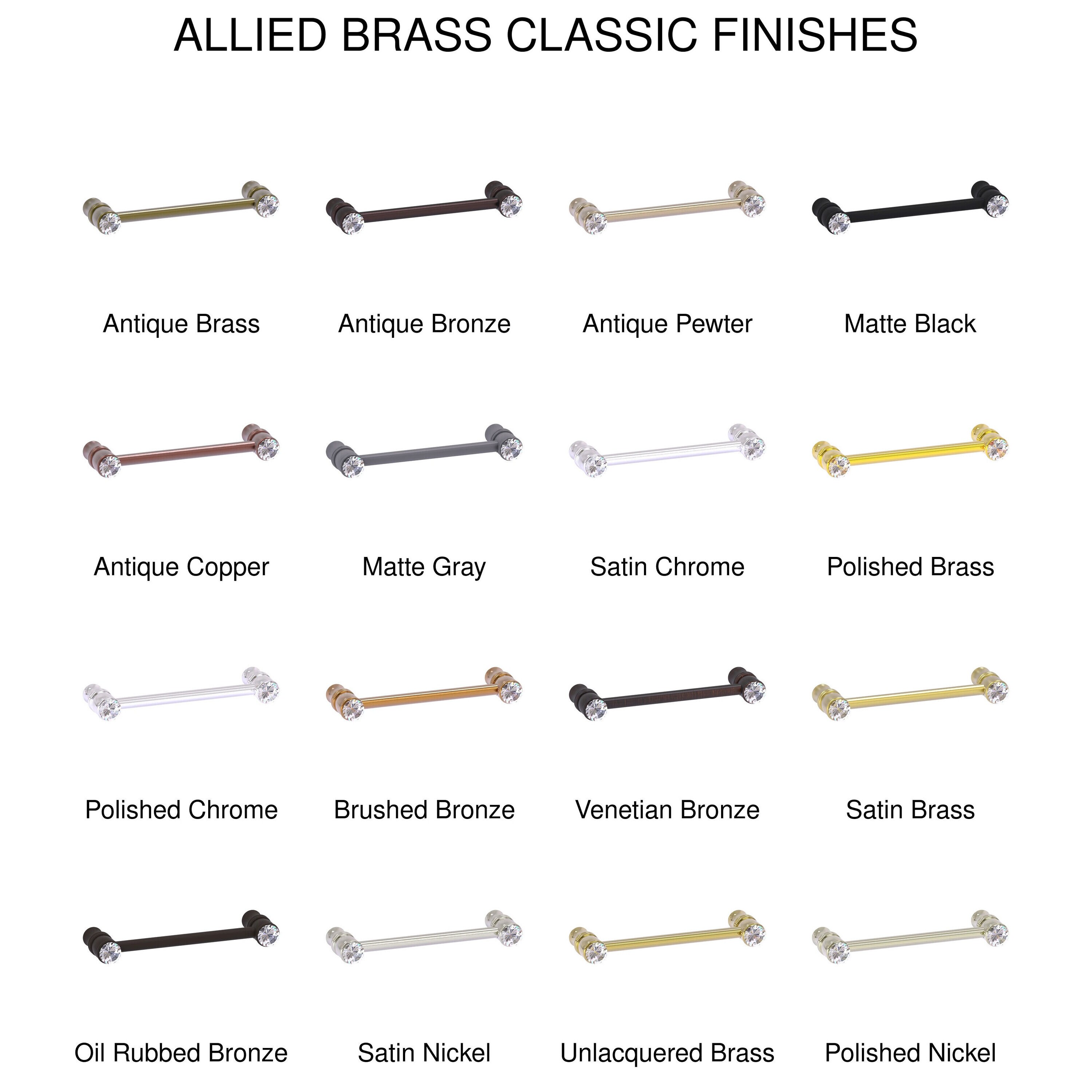 Allied Brass CC-30-4-GYM Cabinet-Pulls - View #3