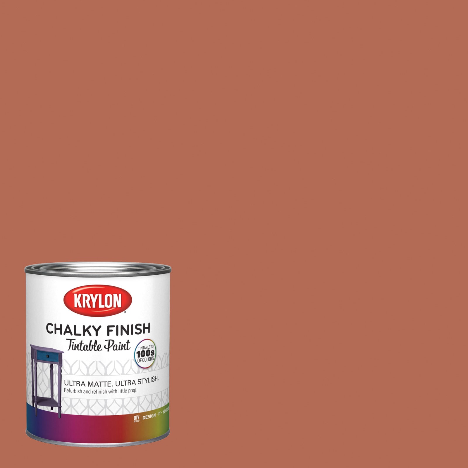 Krylon 2003-5B-1693212 Water-based Florentine Clay 2003-5b Chalky Paint (1-quart)