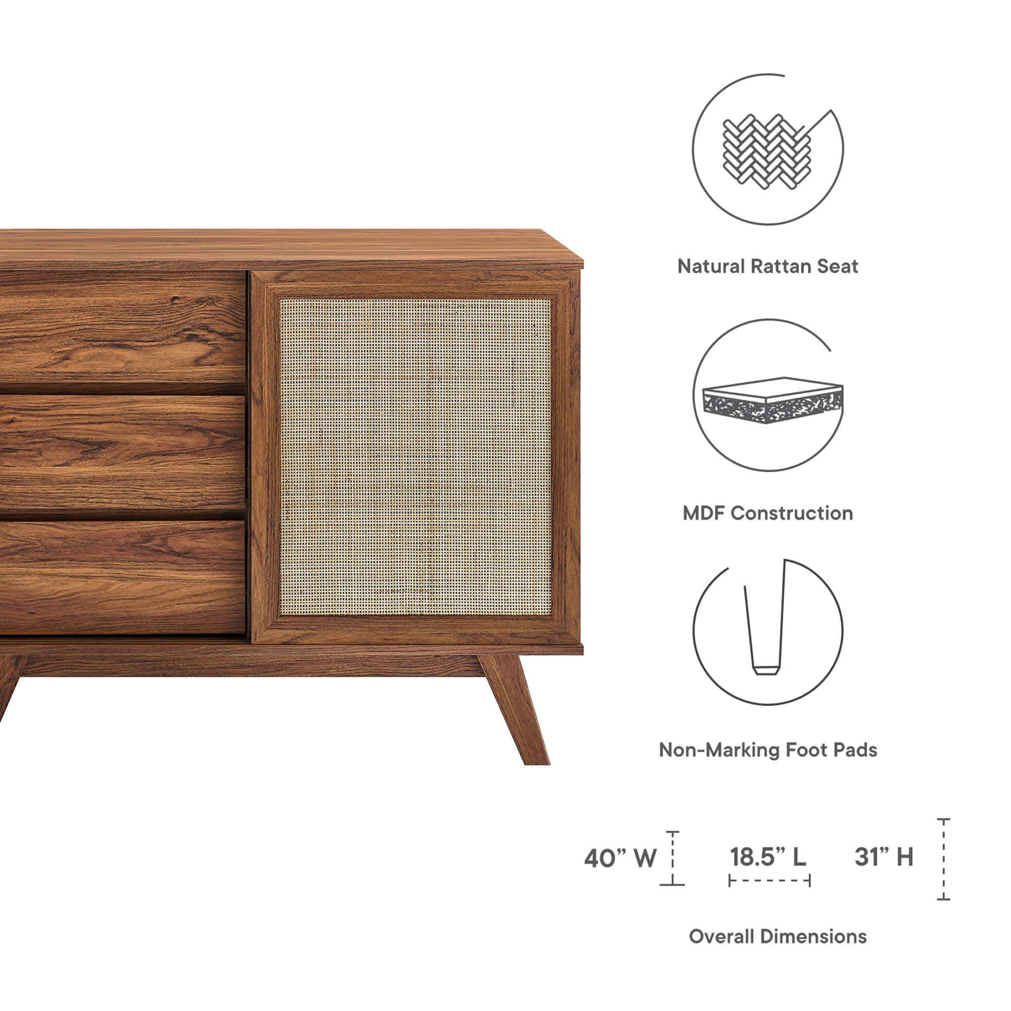Modway EEI-6042-WAL chests - View #2
