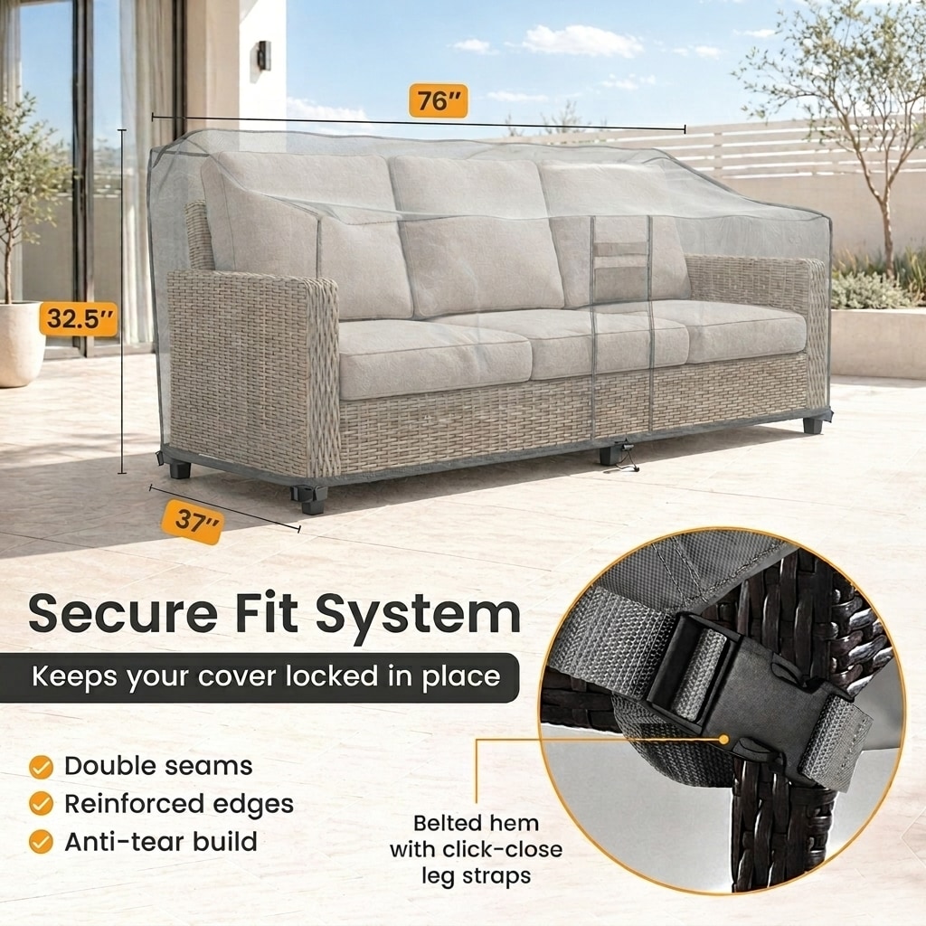 KHOMO GEAR GER-1240 Patio-Furniture-Covers - View #3