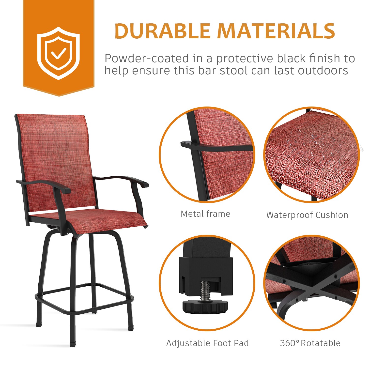 MIDHAM AMKF170098-04 Patio-Chairs - View #7