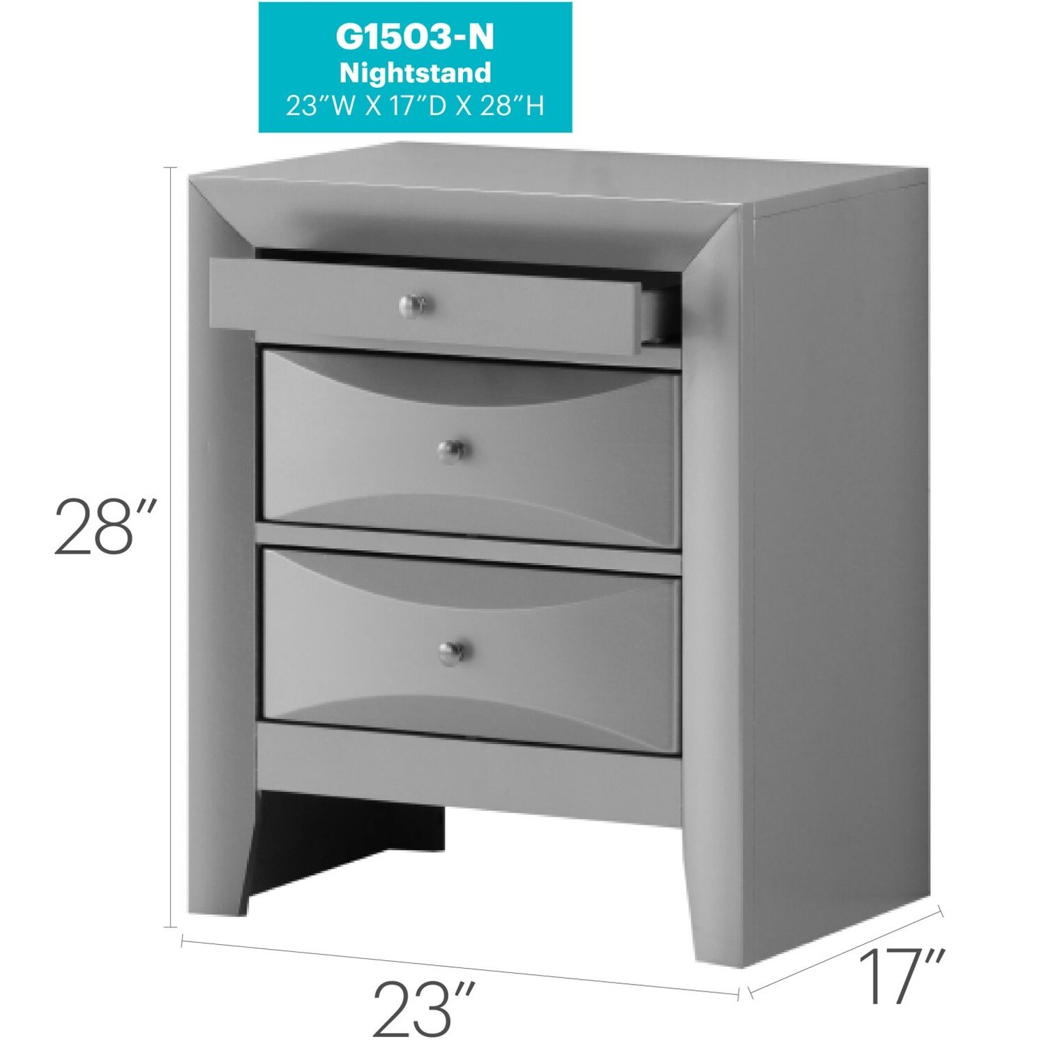 BBabe 80J8BP6K2LBT nightstands - View #6