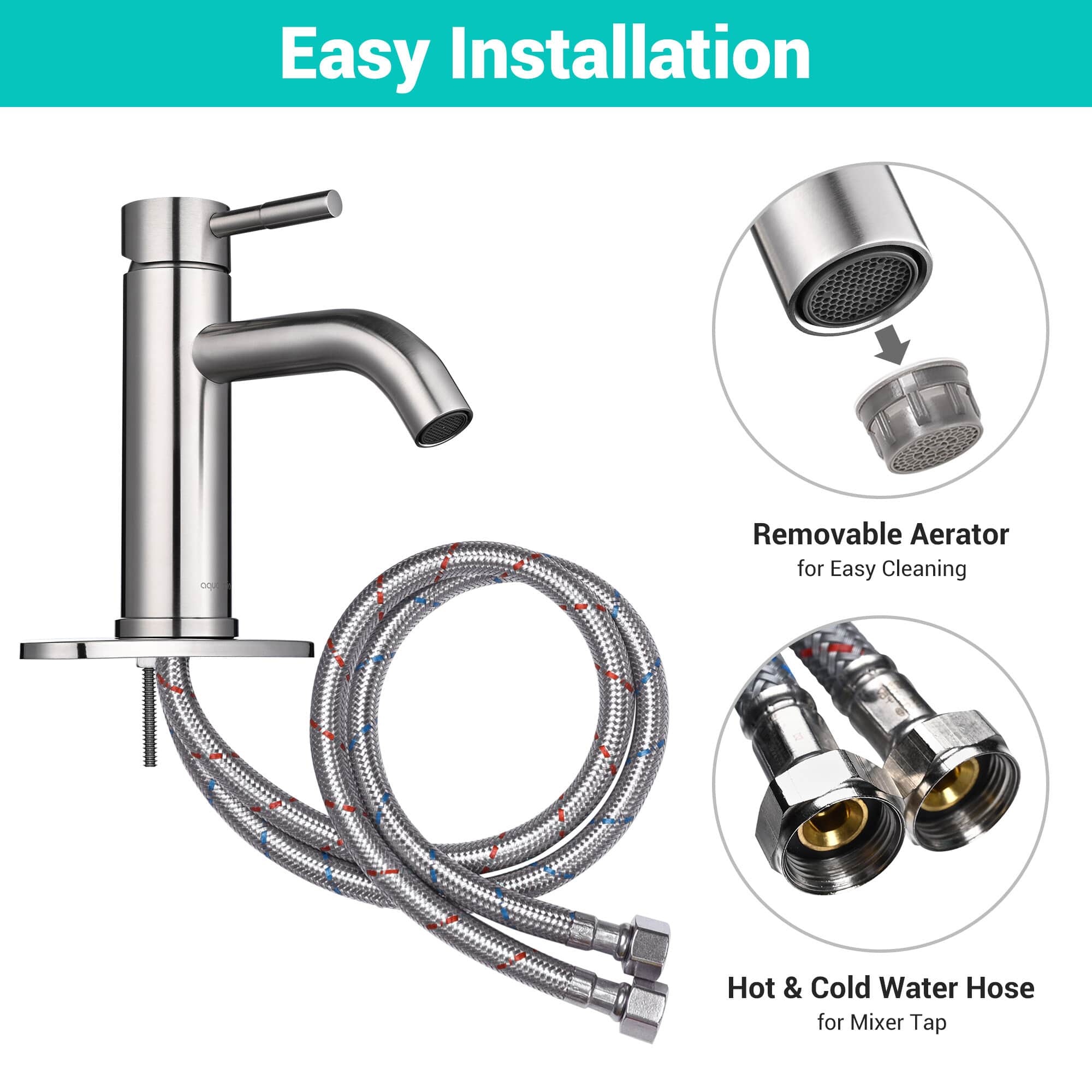 Yescom 81FH1010-1-3-BN-LO Lavatory-Faucets - View #2