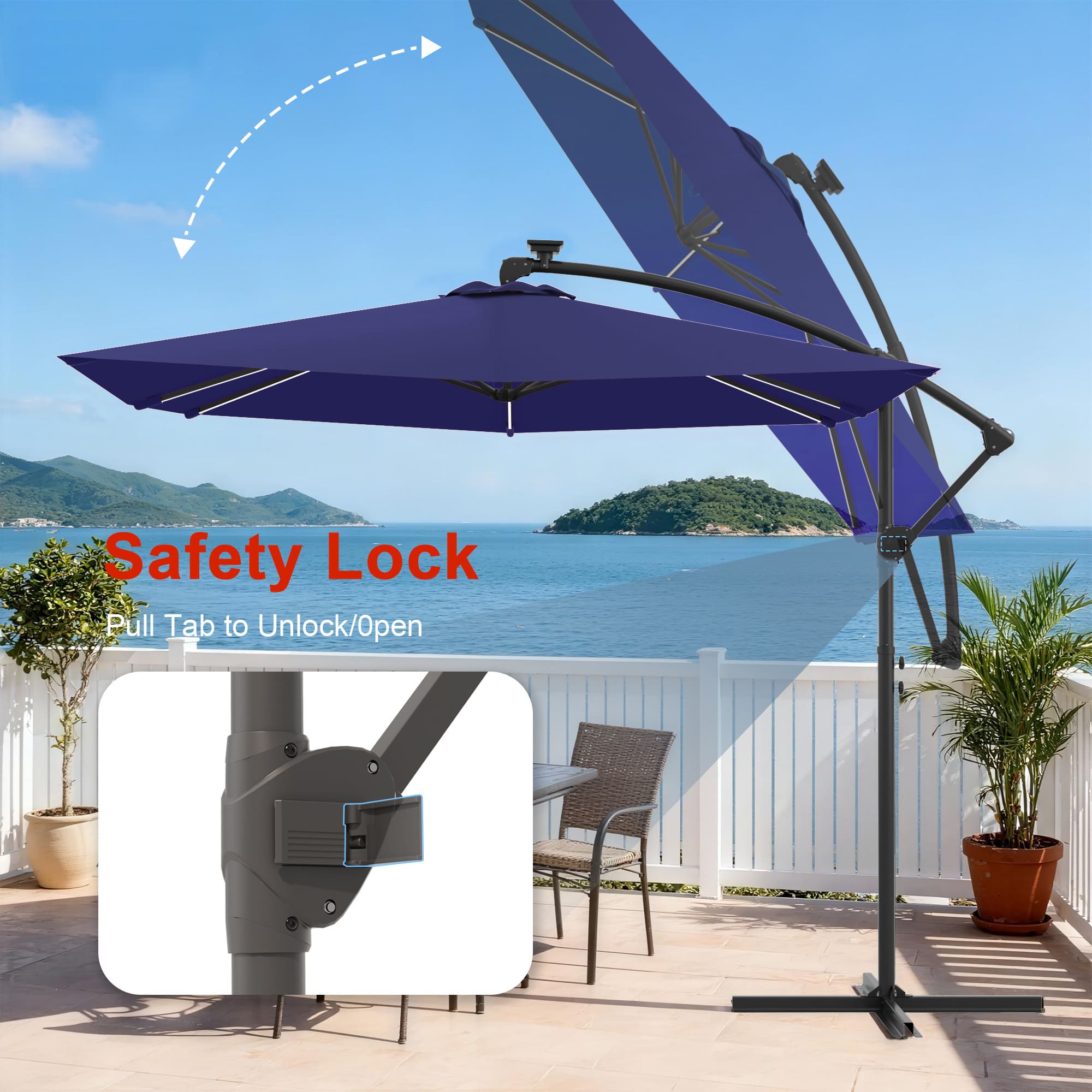 Aok Garden LWP-SM-F101-NY Umbrellas-2 - View #7