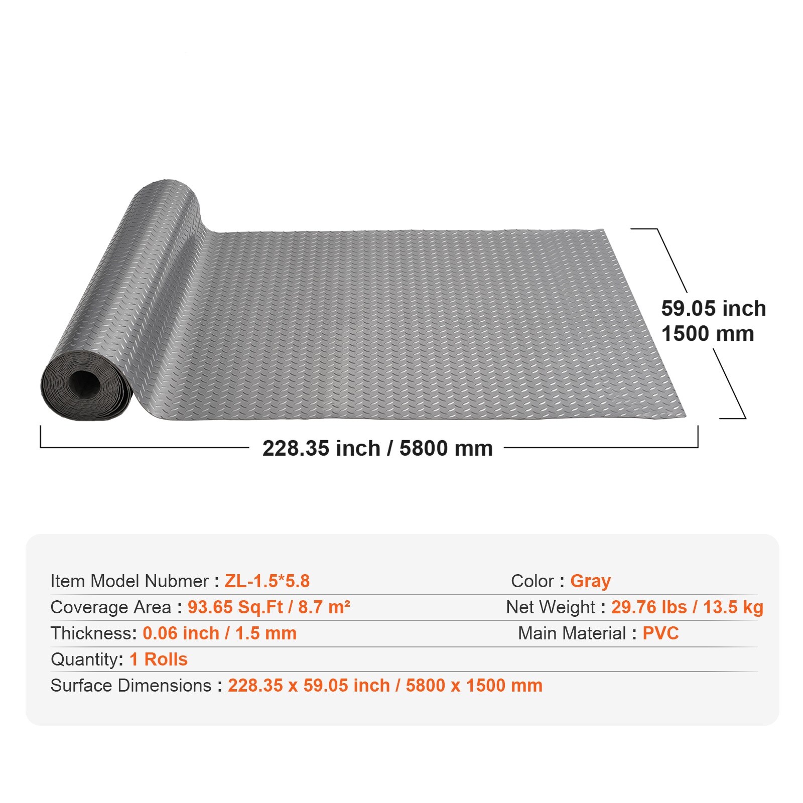 SVOPES SVOPESPVCDBYZ00412V0 Garage-Flooring-Rolls - View #8