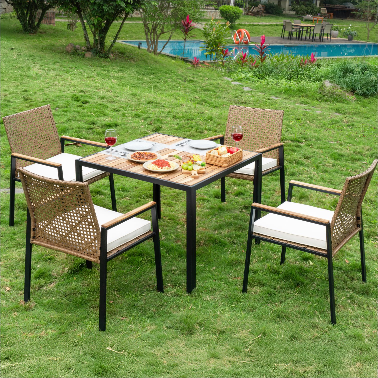 Watnature 8HX2IBHEJ3VR Patio-Conversation-Sets - View #3