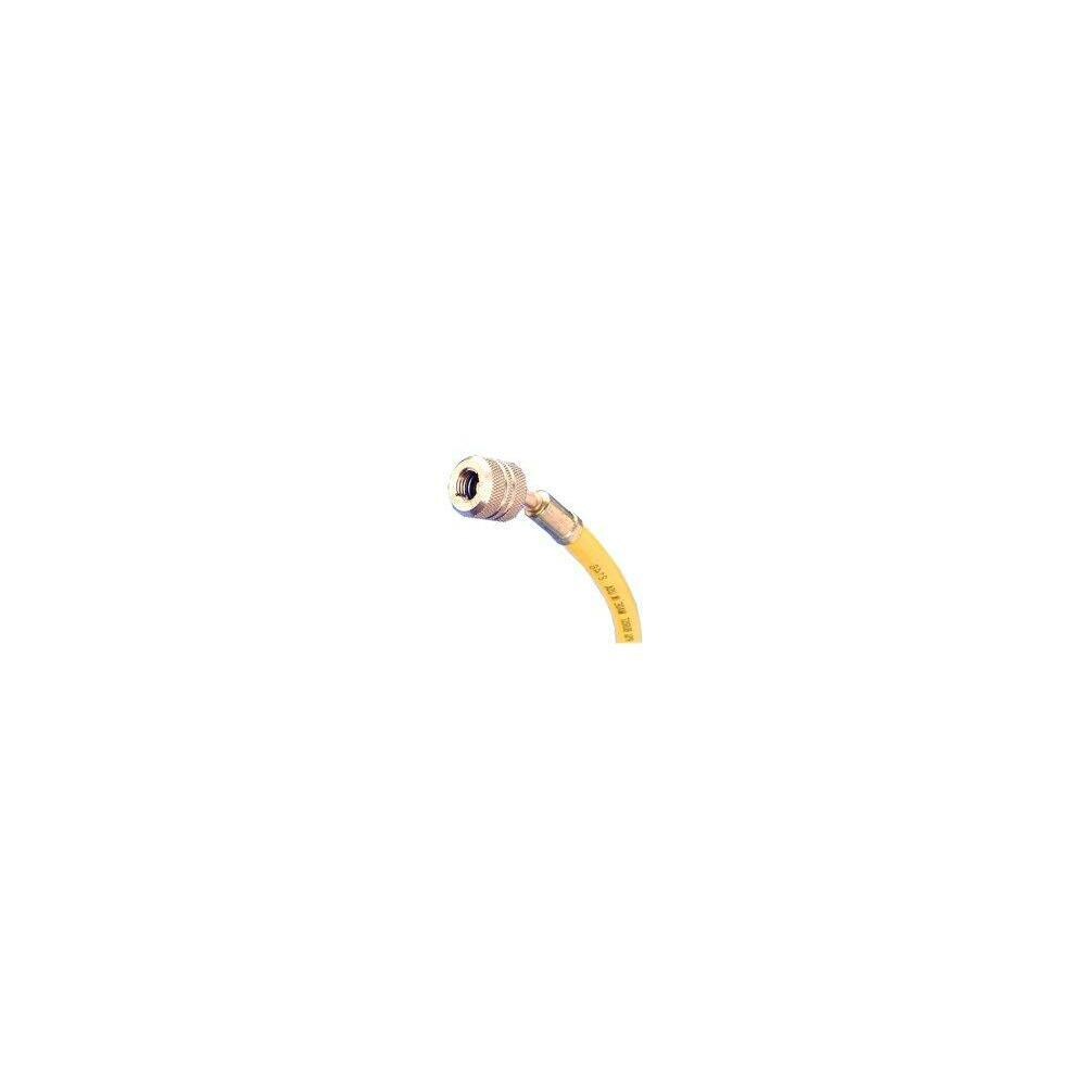 MasterCool DOBA8974 Mastercool MSC45722 72 -in R-12 Yellow Hose with Auto Shut-Off Valve Fittings