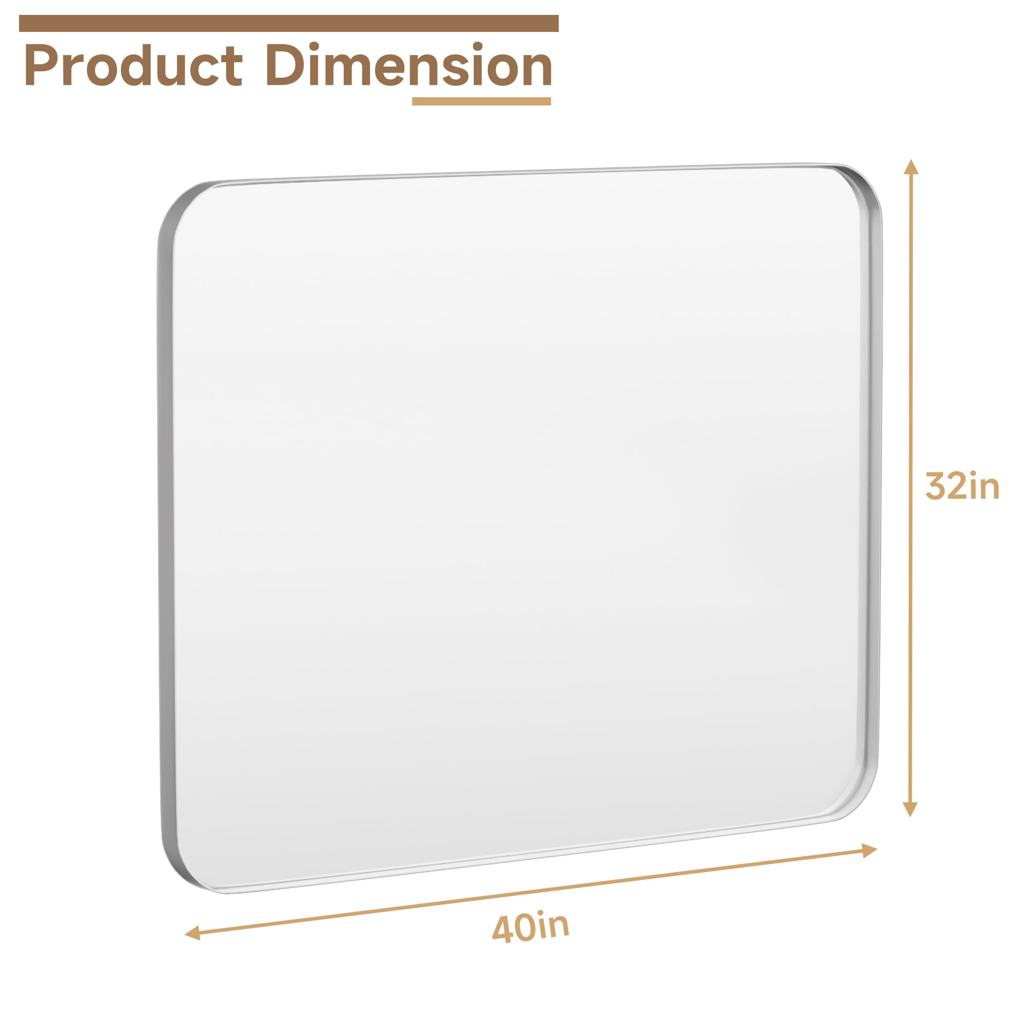 LOVMOR Y-TM4032-S Framed-Bath-Mirrors - View #10