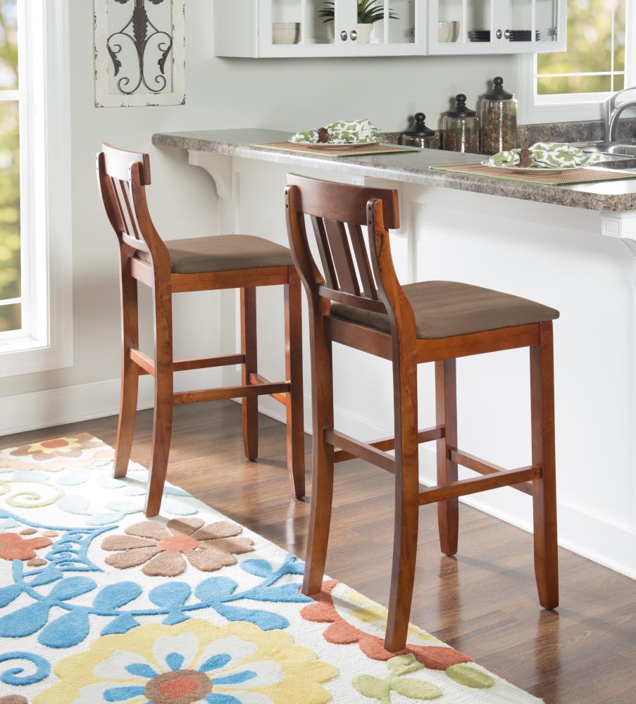 Linon 01849DKCHY-01-KD-U stools - View #2