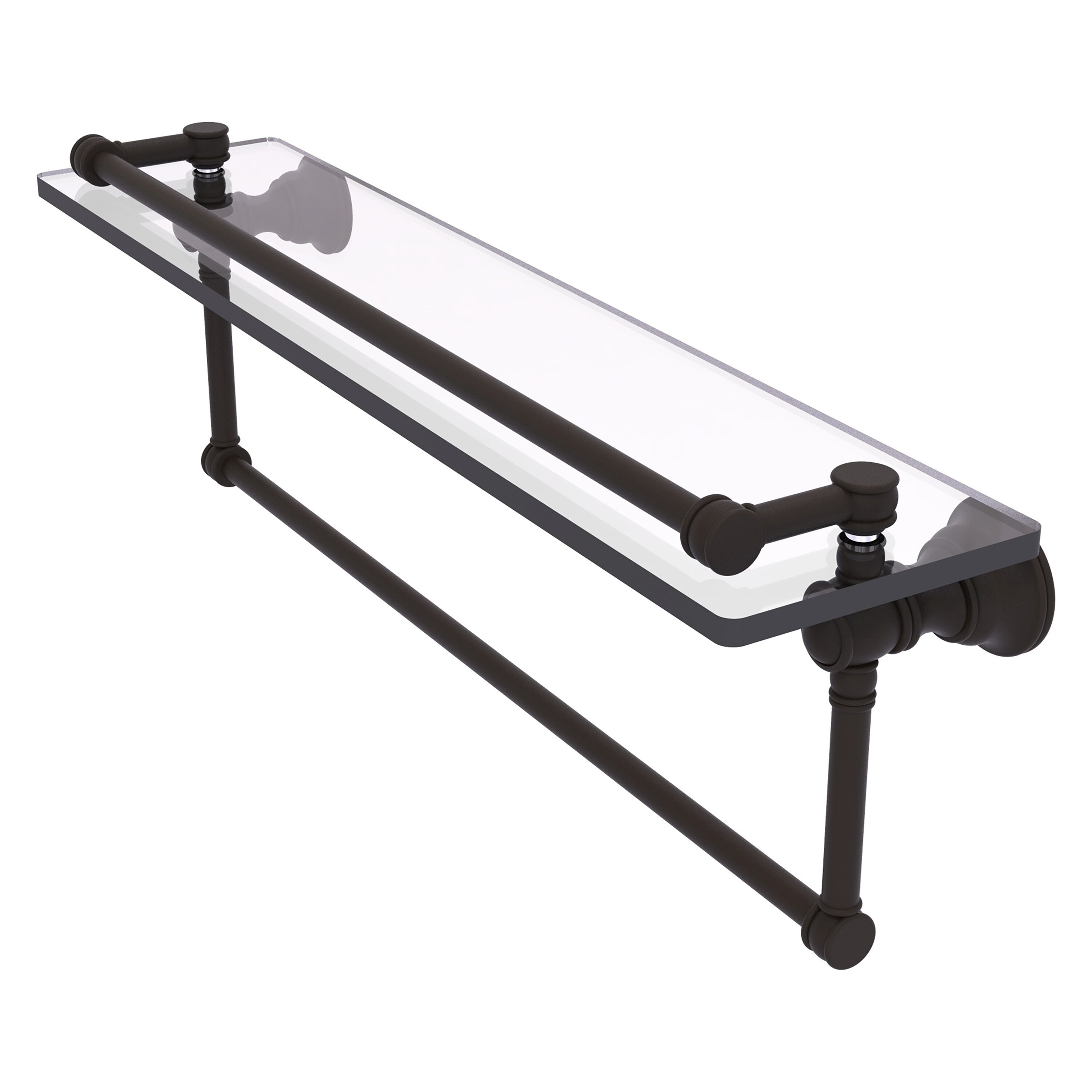 Allied Brass CL-1-22TB-GAL-ORB Carolina Oil Rubbed Bronze Wall mount Bathroom Shelf ( 22-in x 7.4-in x 5-in )
