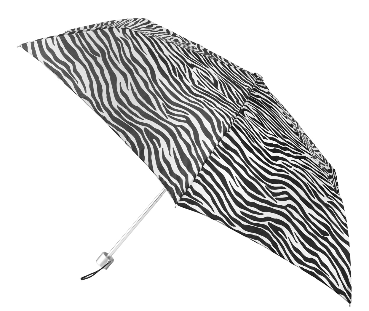 totes RSKNI 8.5-in Zebra Manual Mini Umbrella