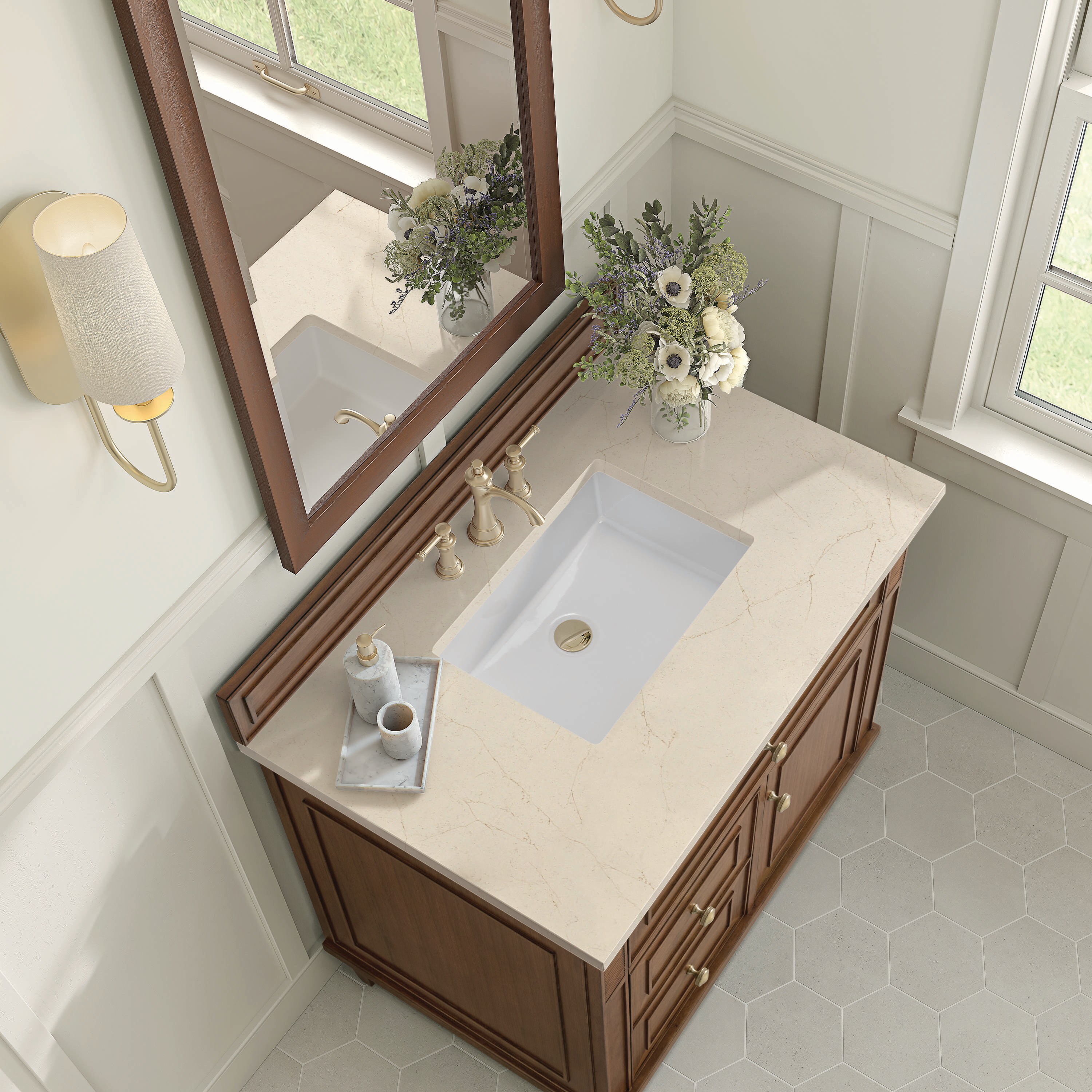 James Martin Vanities 424-V36-WLT-3EMR Bath-Vanity-Combo - View #5