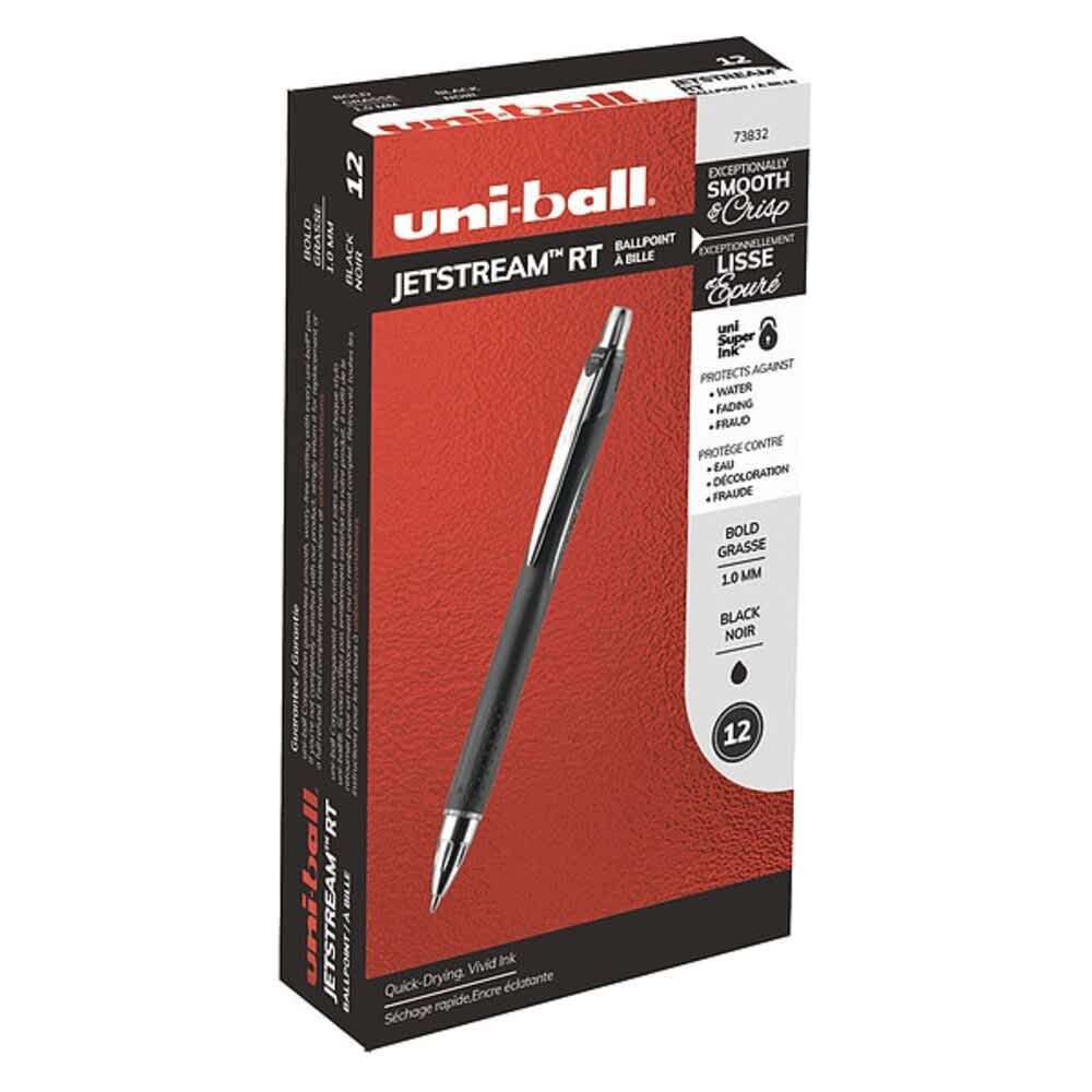 uni-ball Retractable Rollerball Pen Fine 0.7 mm Blue PK12 62153
