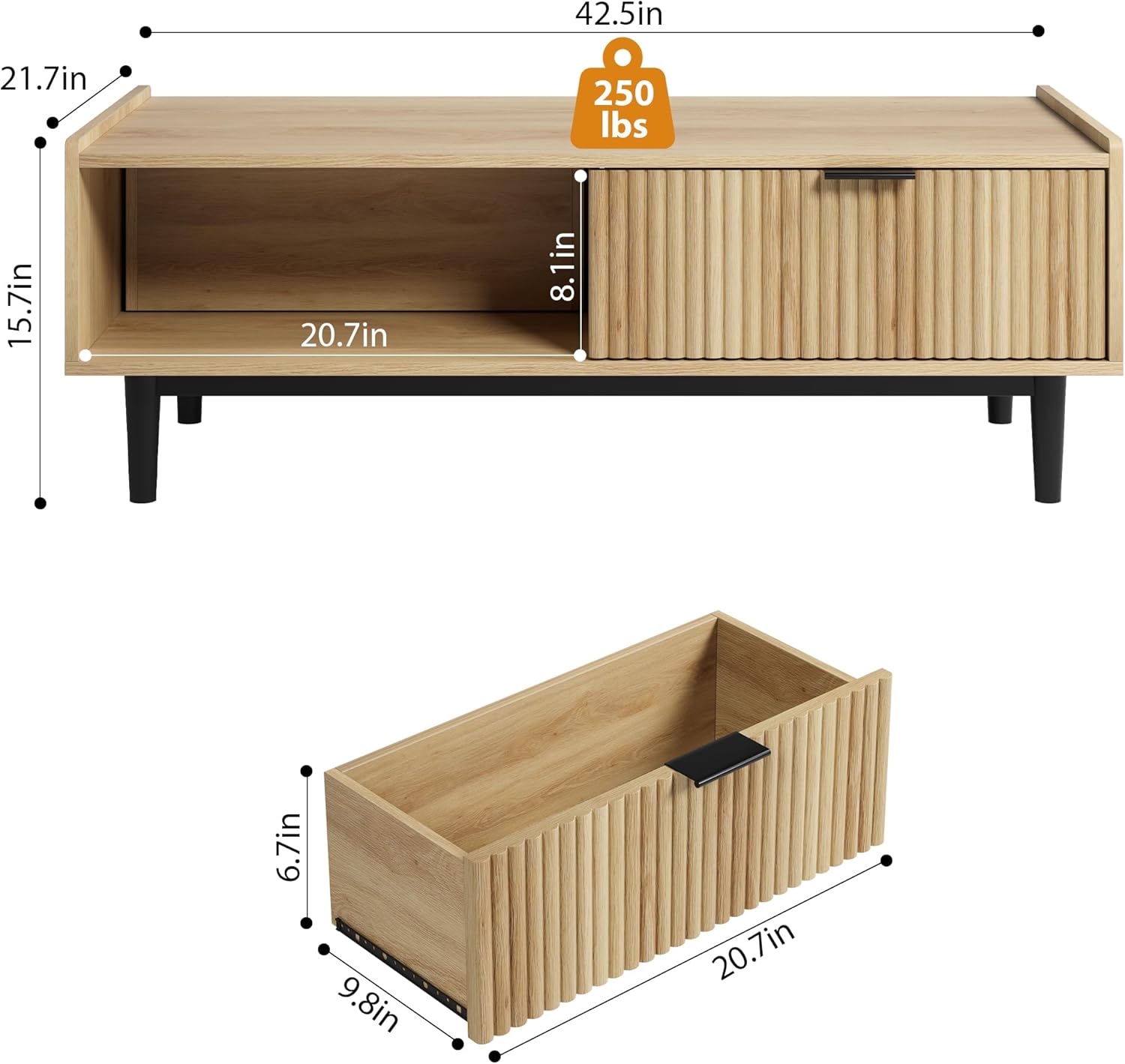 Qeetex CY-PHO-13R9V3Q9 Coffee-Tables - View #2