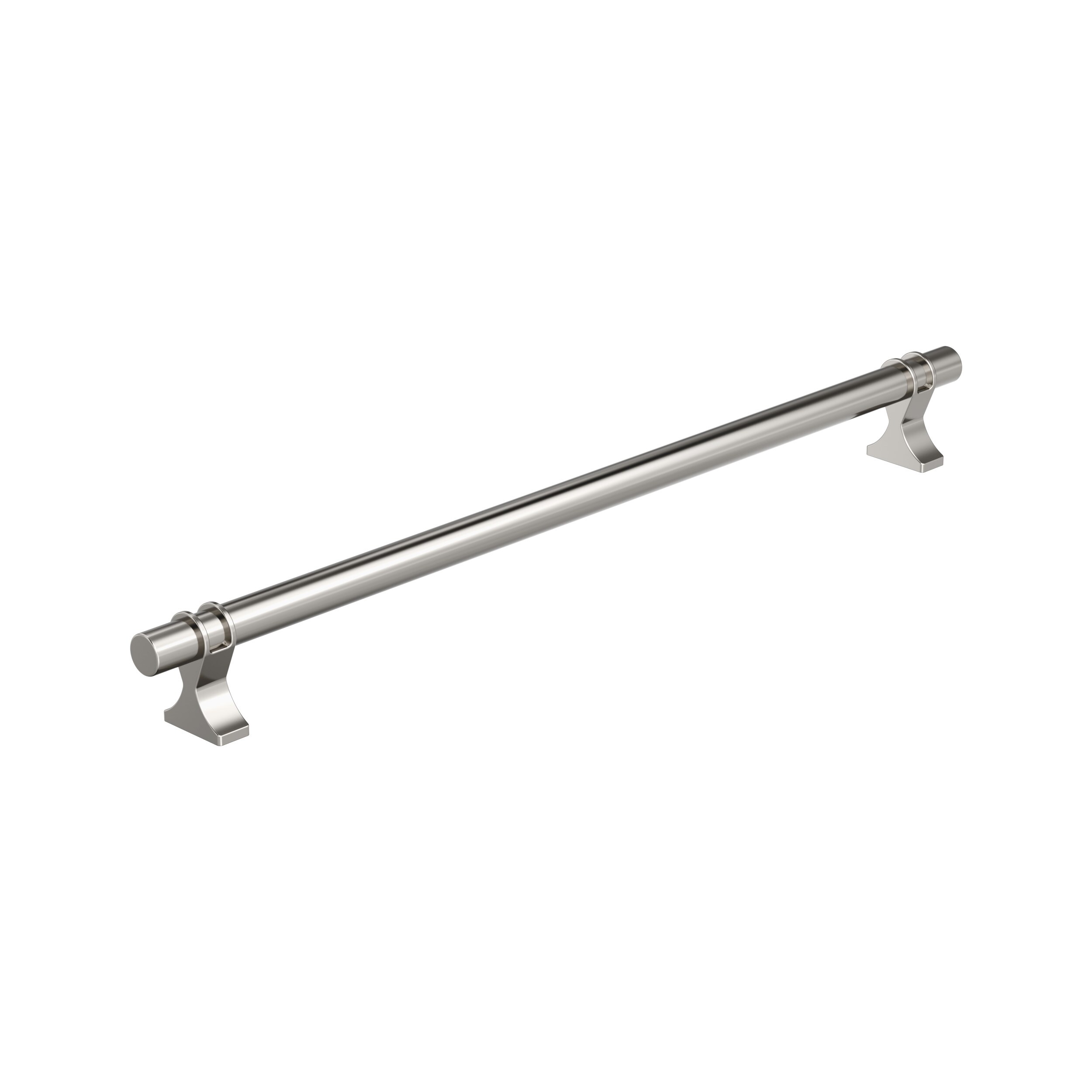 Amerock BP36699PN Davenport 18-in , 457mm Center to Center Polished Nickel Cylindrical Bar For Use on Appliances Drawer Pulls