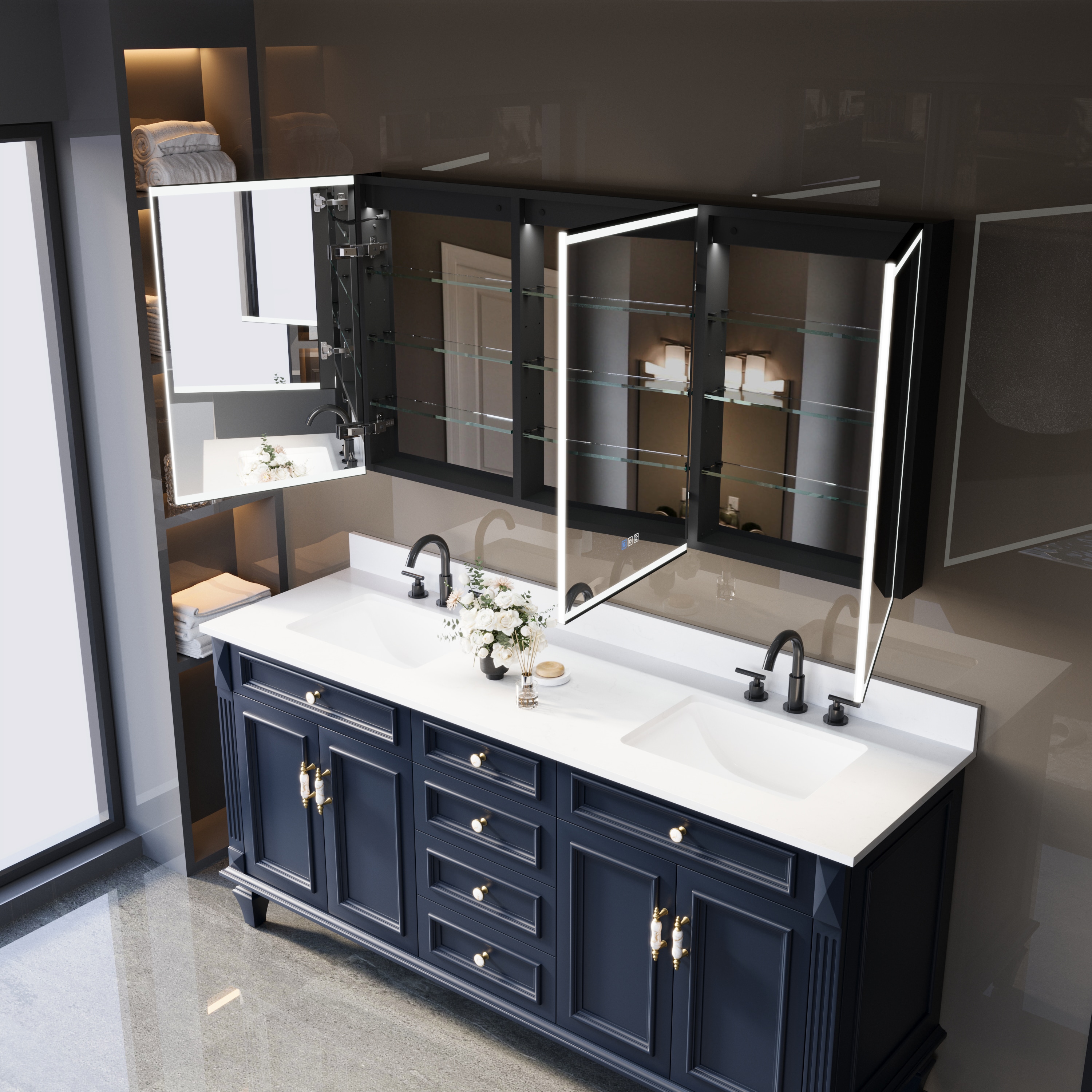 Forclover MEAM-12M6030 Bathroom-Medicine-Cabinets - View #16