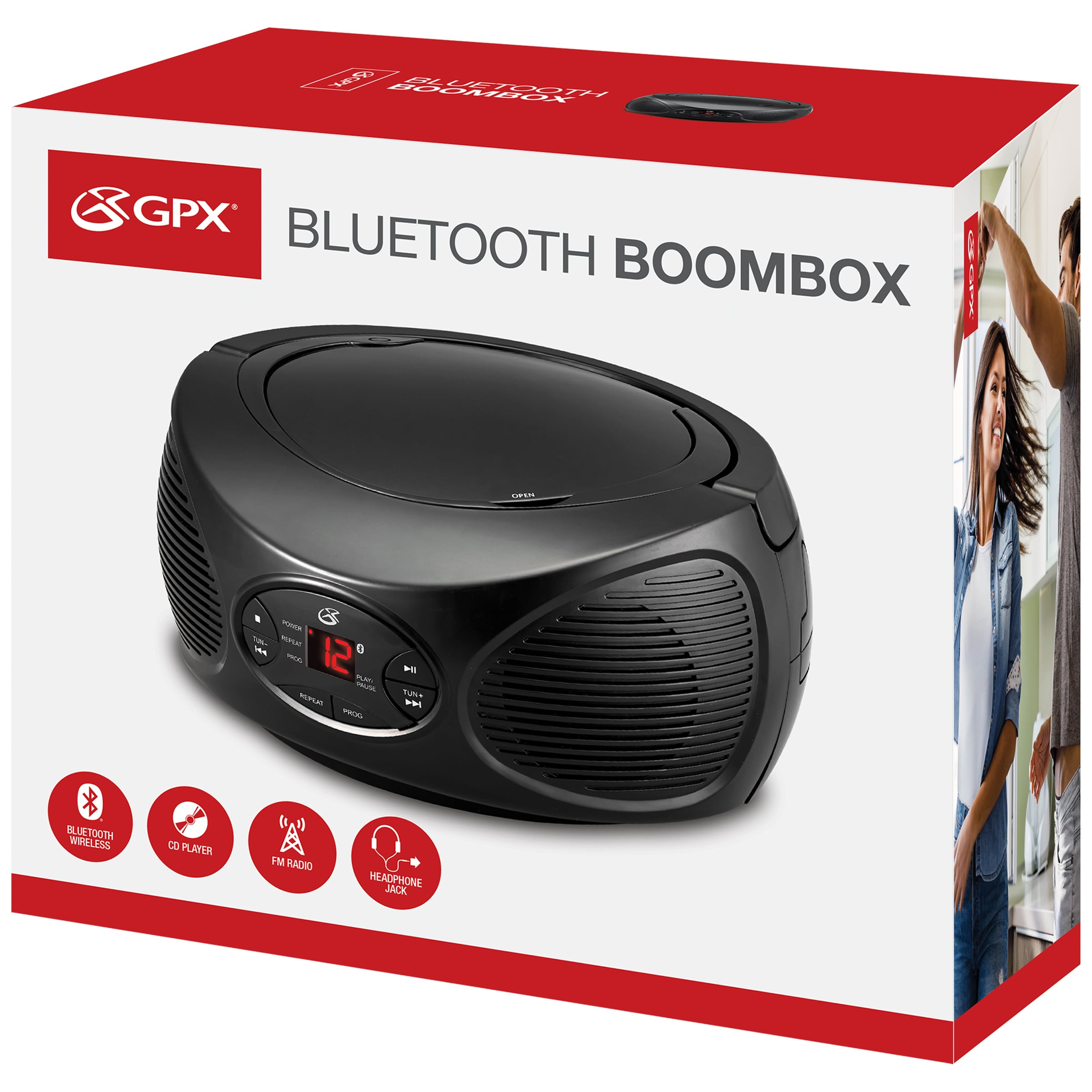 GPX BCB119B Boomboxes-Radios - View #3