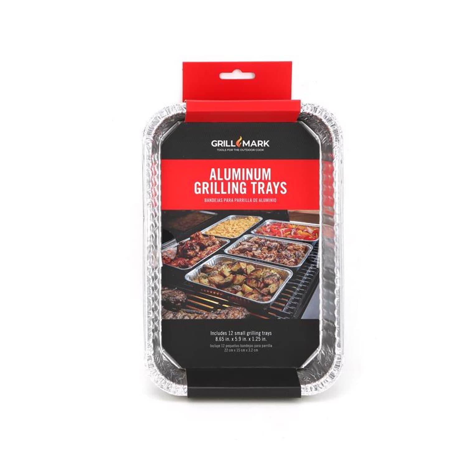 Grill Mark EJD8083991 Aluminum Grilling Pan 12 Pack - Thumbnail