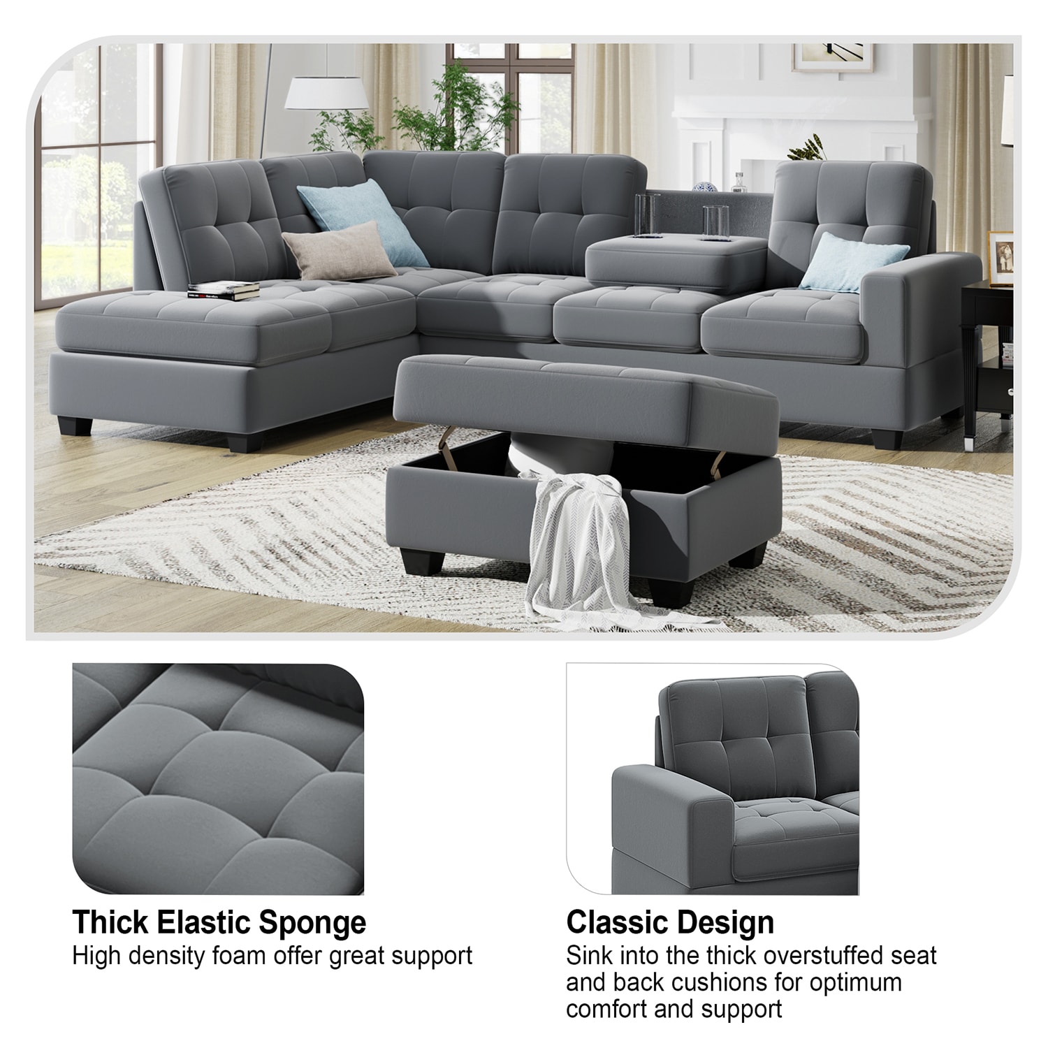 GZMR GZ-N7S1348E Sofas-Loveseats - View #6