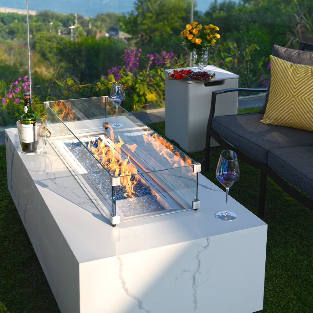 Elementi OFP121BW-LP-1 Outdoor-Gas-Firepits - View #2