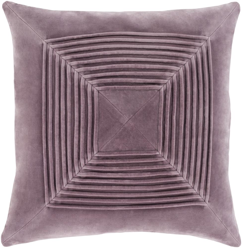 Surya AKA002-1818 Akira 18-in x 18-in Mauve Indoor Decorative Cover