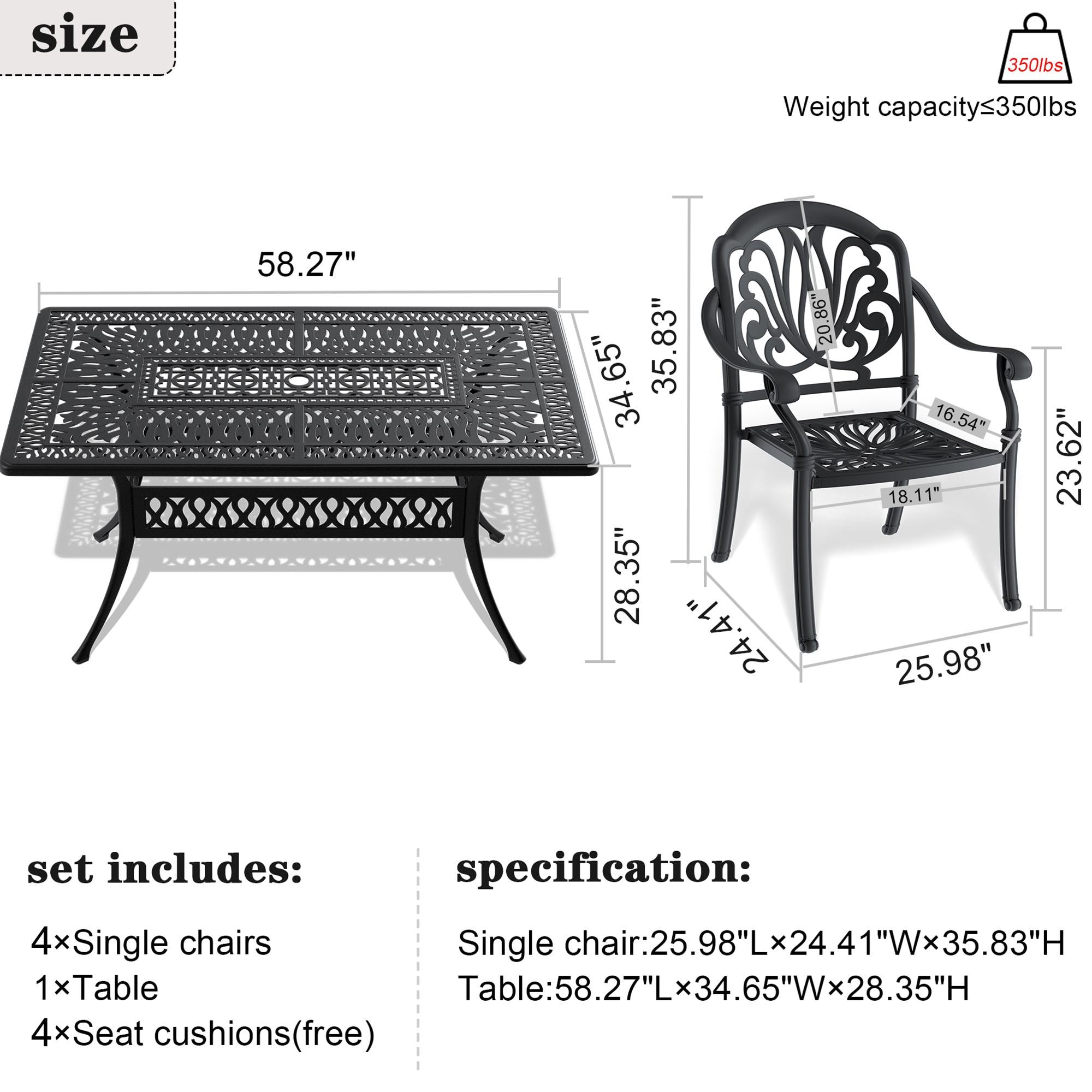 Bayfeve BF-171011-PDS Patio-Dining-Sets - View #4