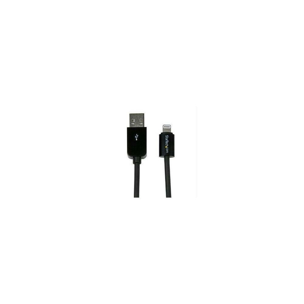 StarTech Startech 1m- 3ft- Black Apple 8-pin Lightning Connector To Usb ...