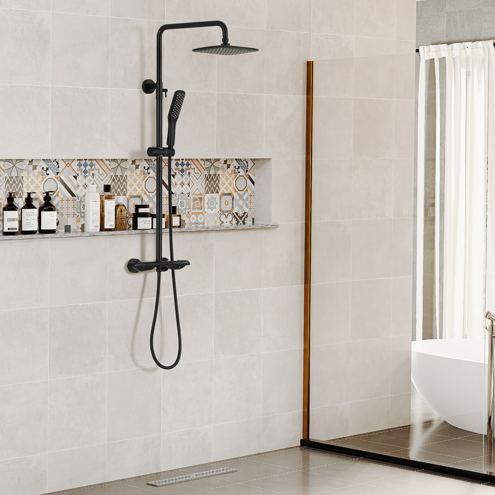 Mondawe OR-6203MB-DG Showerhead-Bar-Panels - View #2