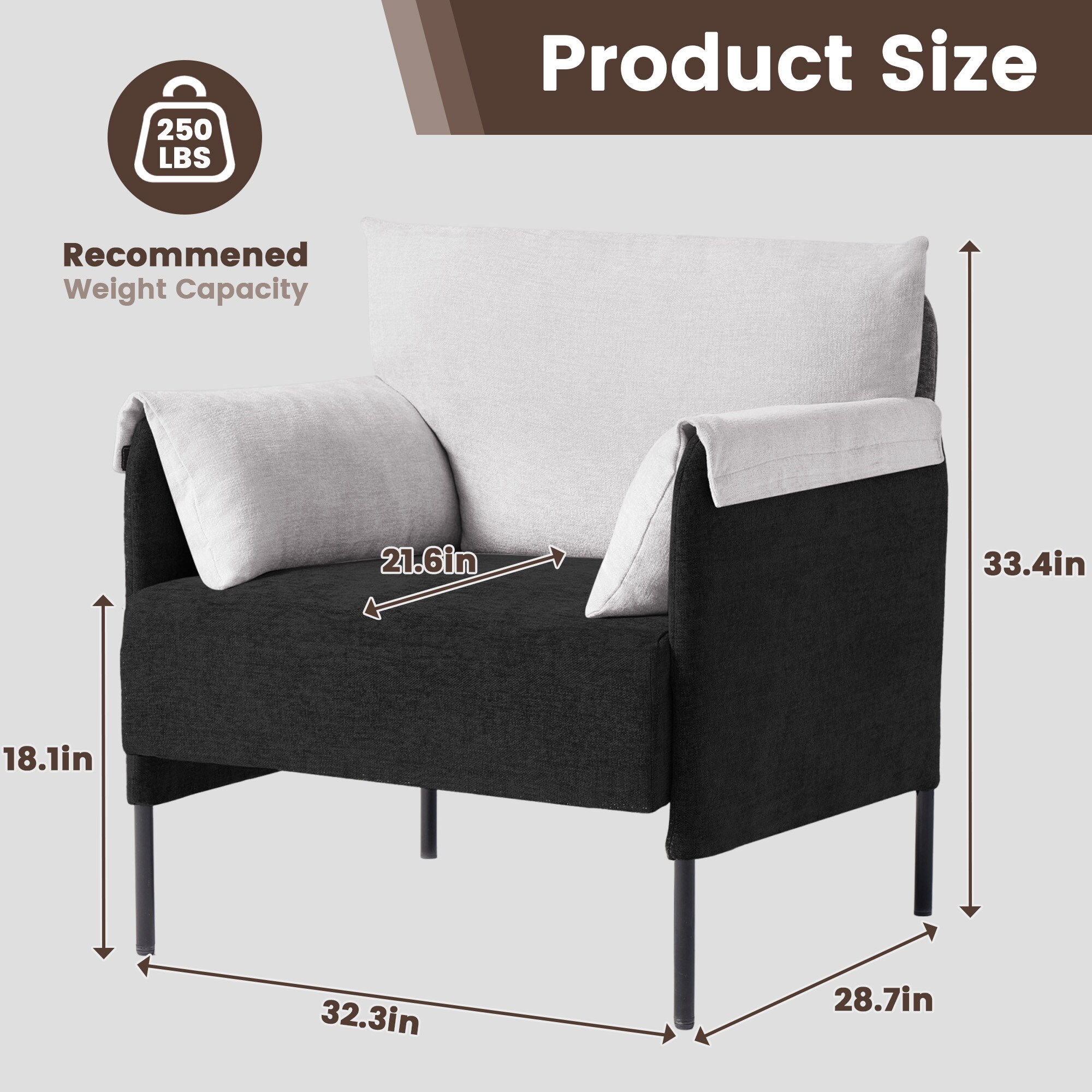 Serwall WPSFSY-BK-3P chairs - View #5