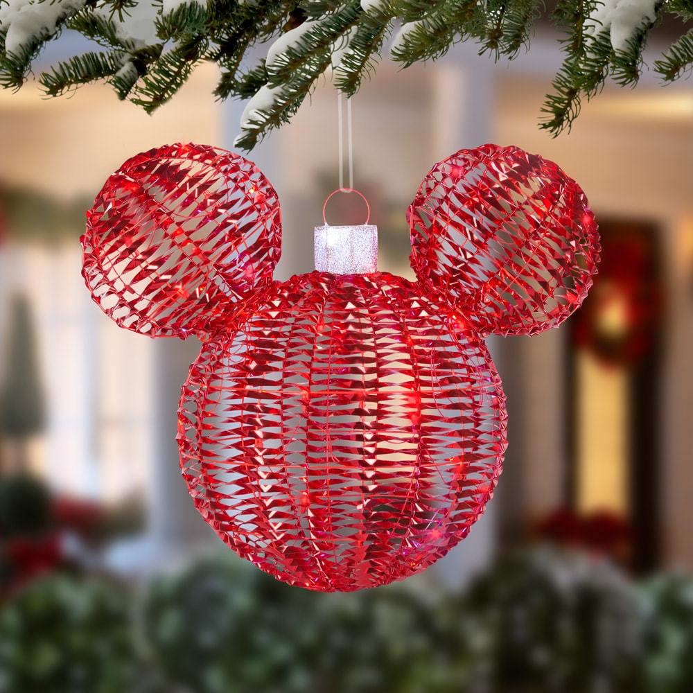 Disney Mickey and Minnie 30.98-in Mouse Yard Decoration with White LED Lights | 881925