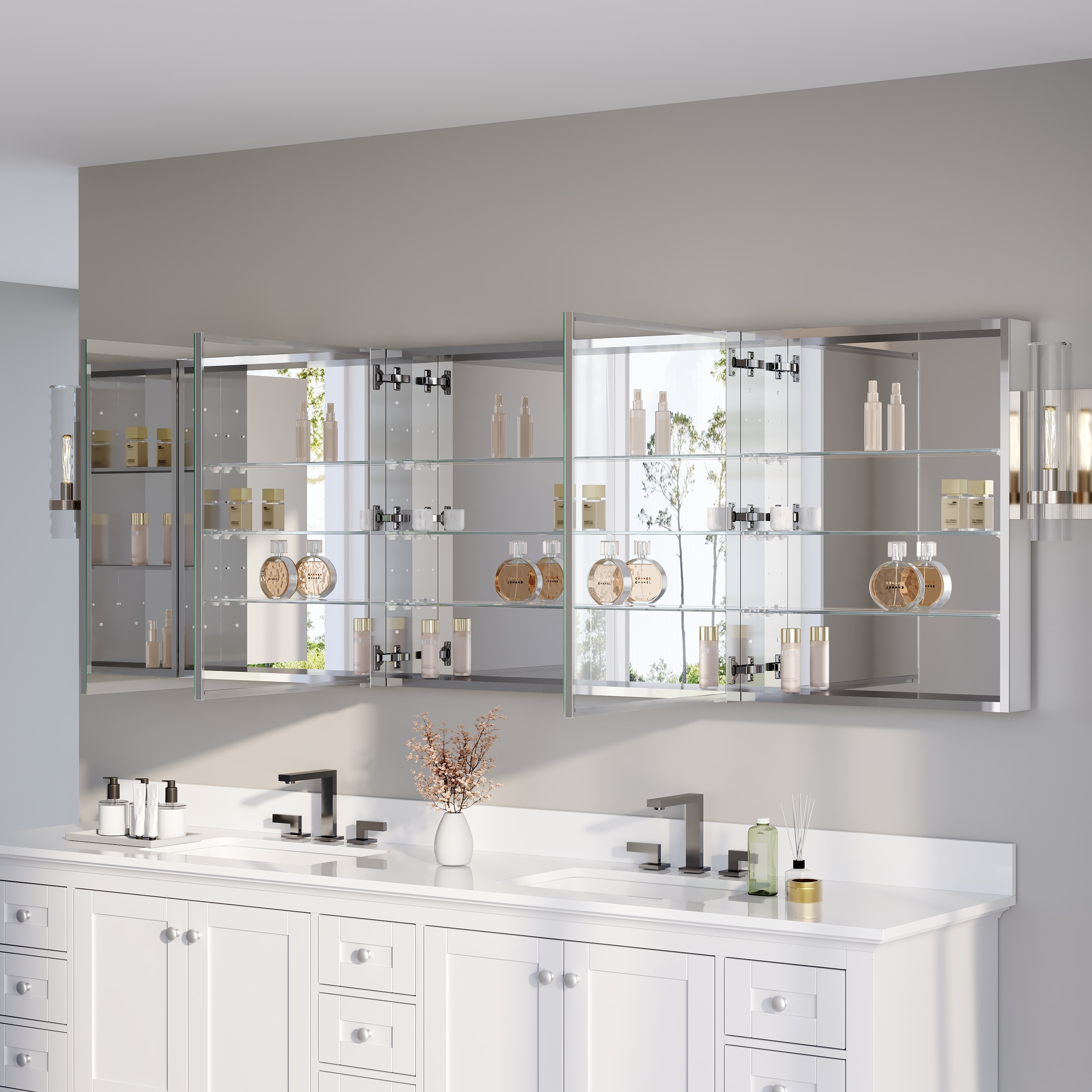 CALVON RCRS4-4830L-MC Bathroom-Medicine-Cabinets - View #10