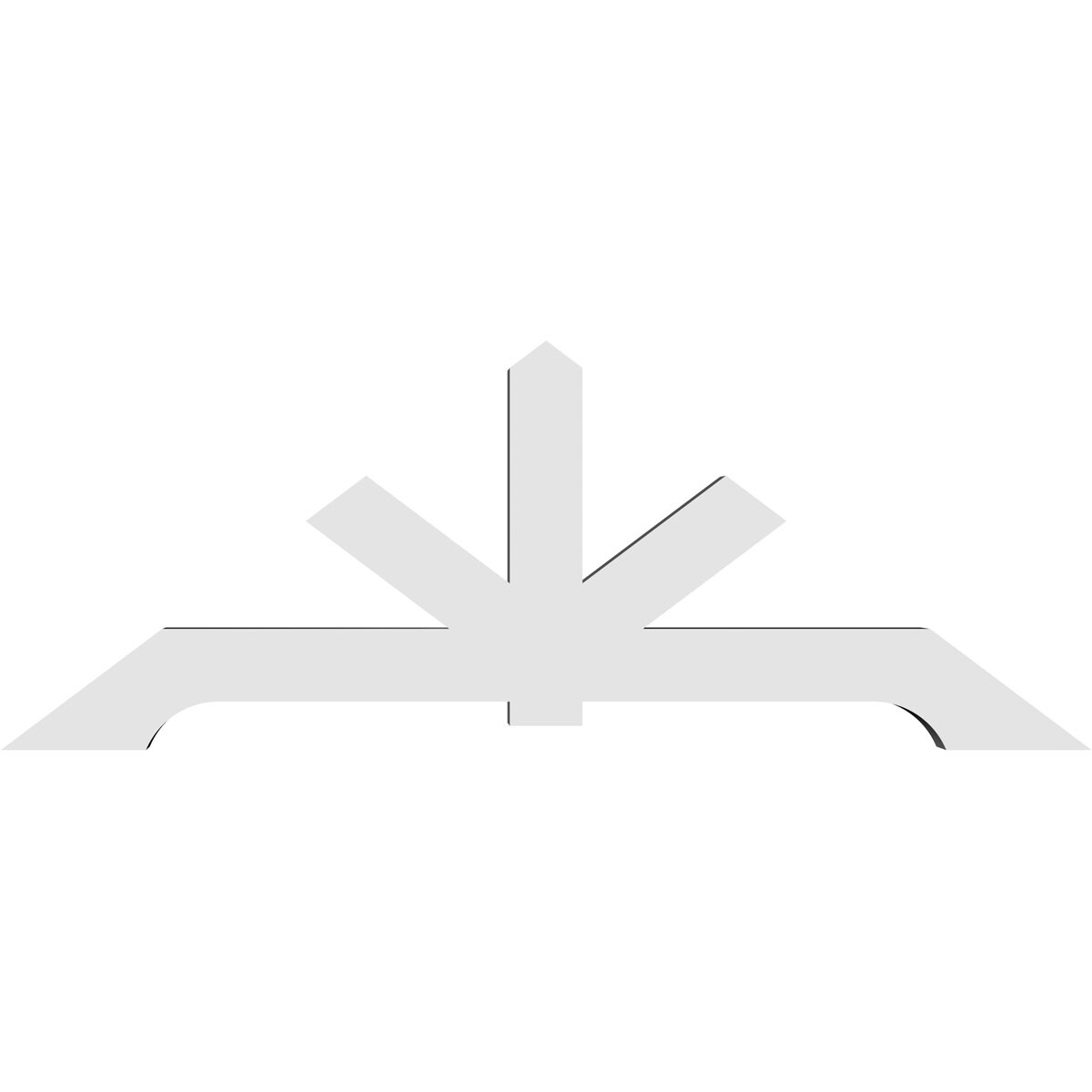 Ekena Millwork GBP060X23X0404VAN00 Exterior-Brackets-Braces - View #4