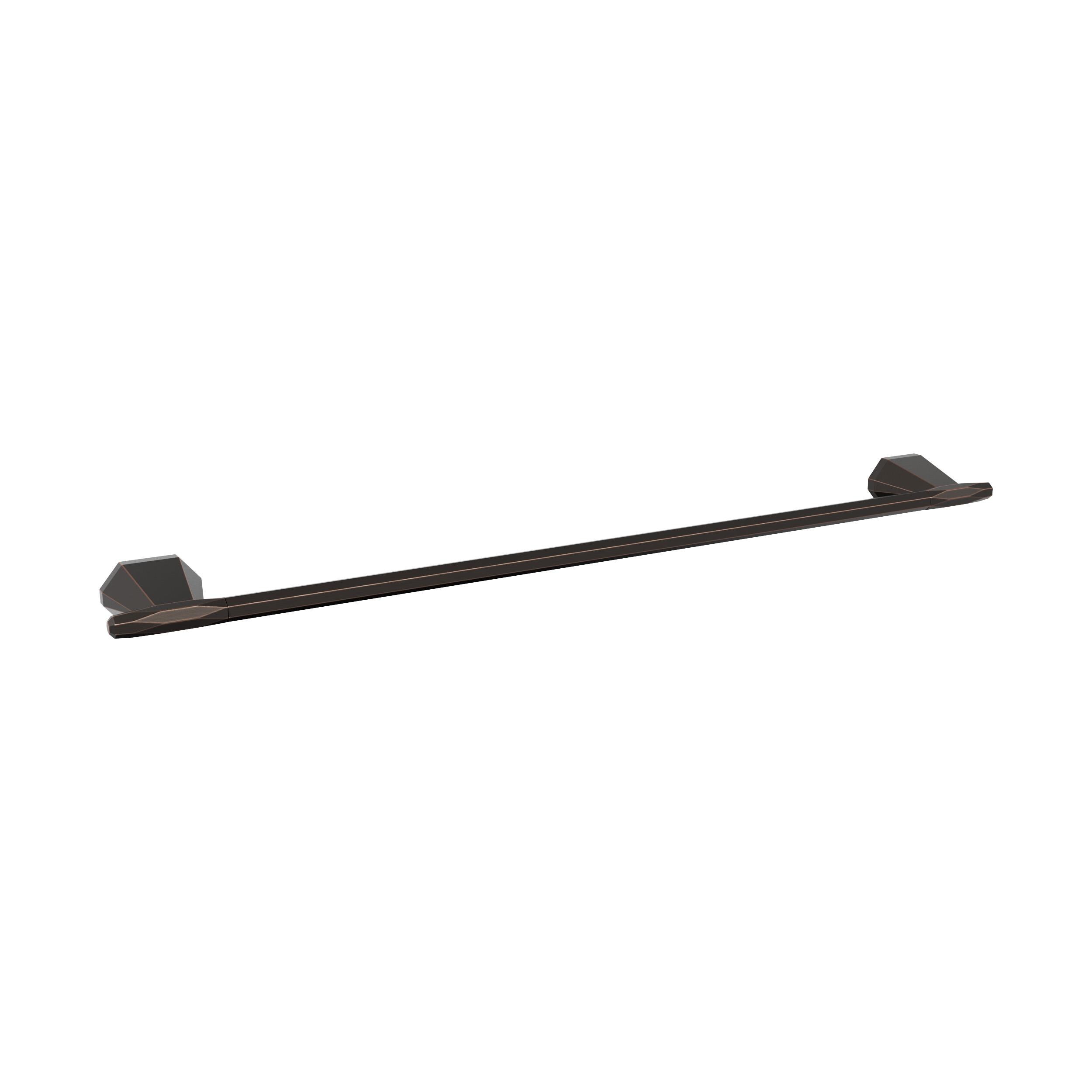 Amerock BH36044ORB St. Vincent 24-in Oil Rubbed Bronze Wall mount Single Towel Bar