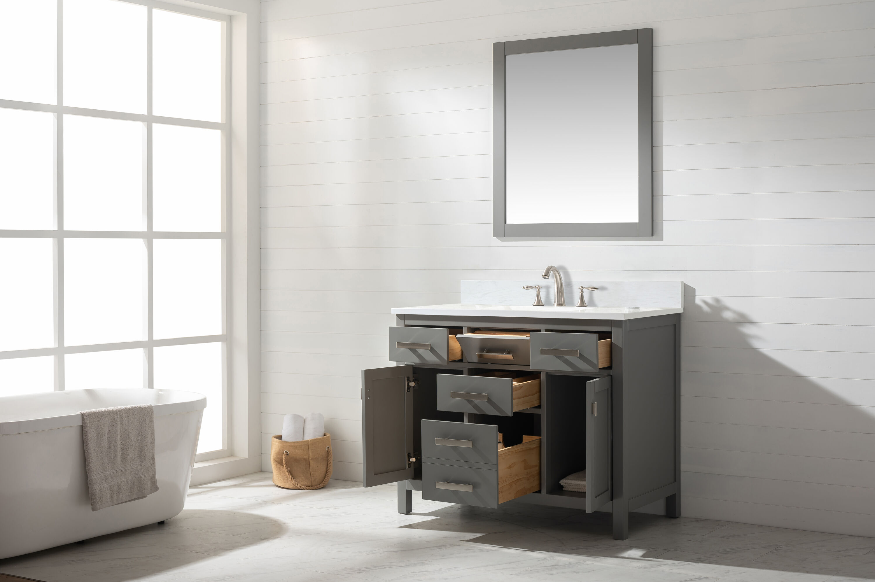 Design Element V01-42-GY Bath-Vanity-Combo - View #15