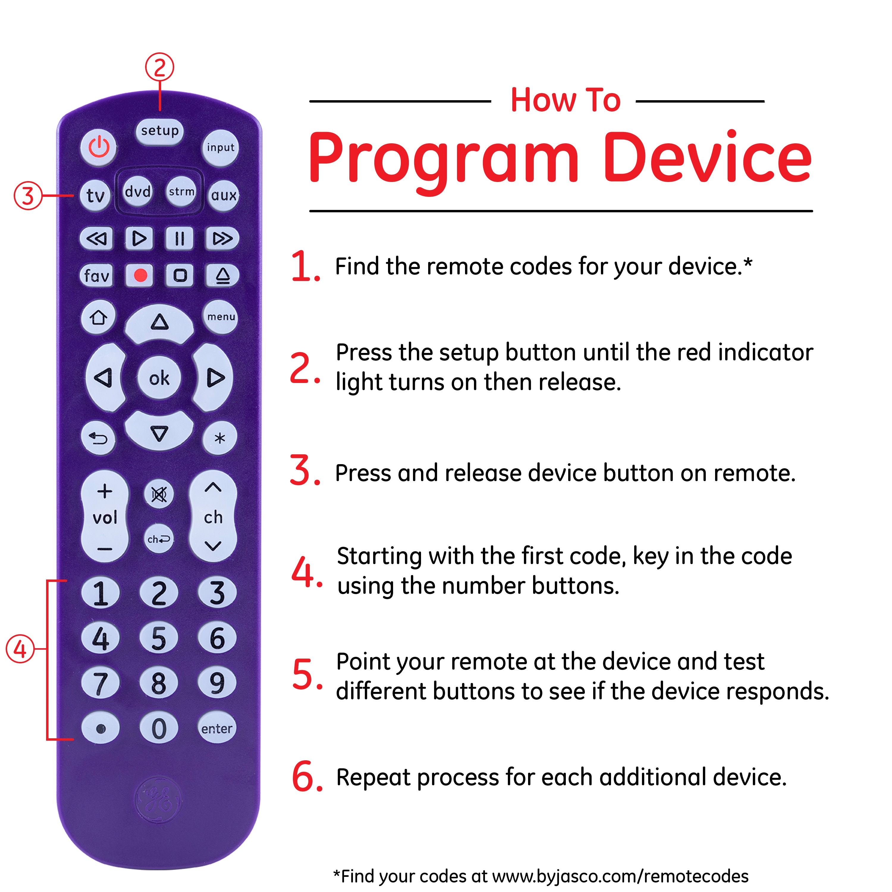 GE 45765 Multimedia-Remote-Controls - View #3