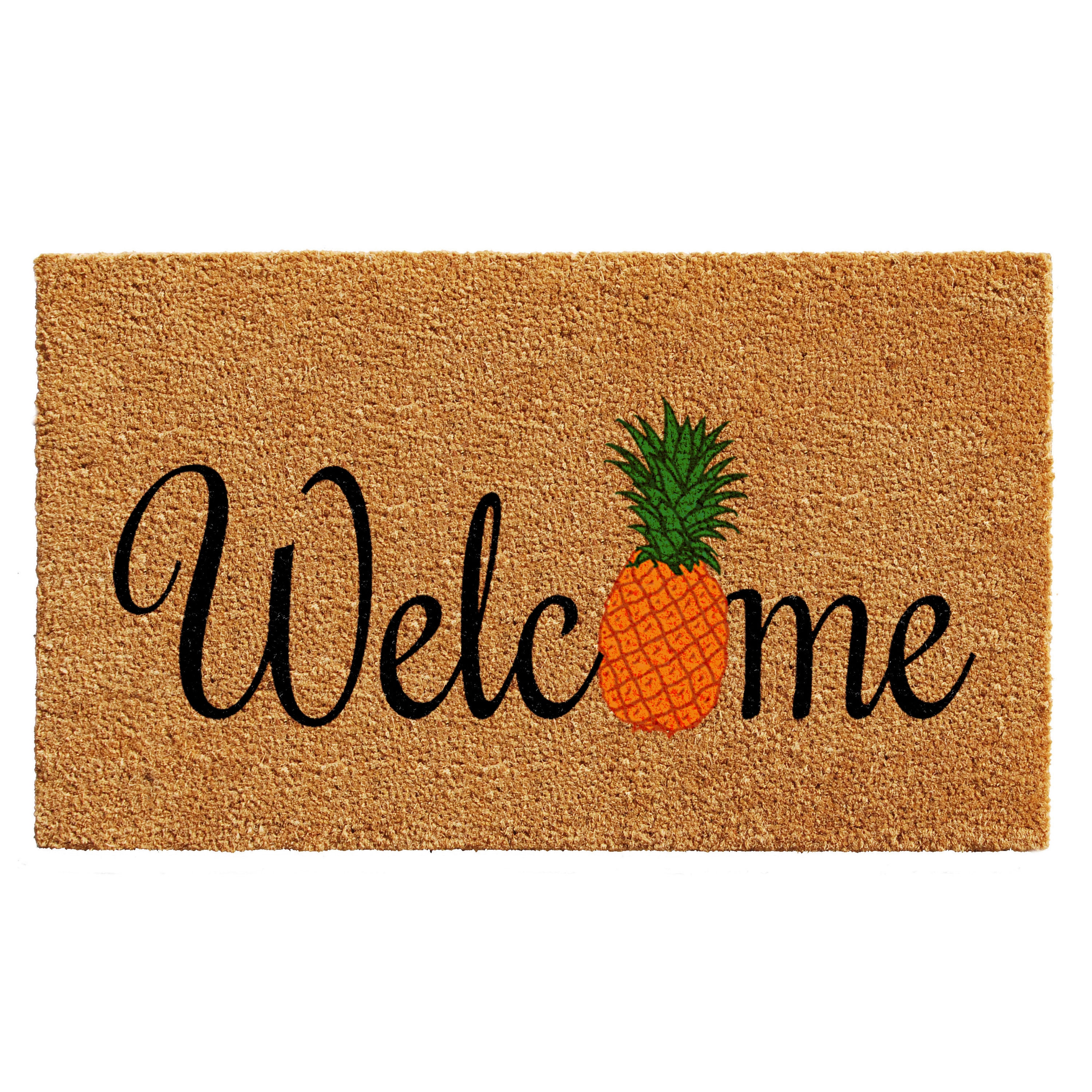 Callowaymills 102302436 2-ft x 3-ft Multi Coir/Vinyl Rectangular Indoor or outdoor Decorative Spring Door mat