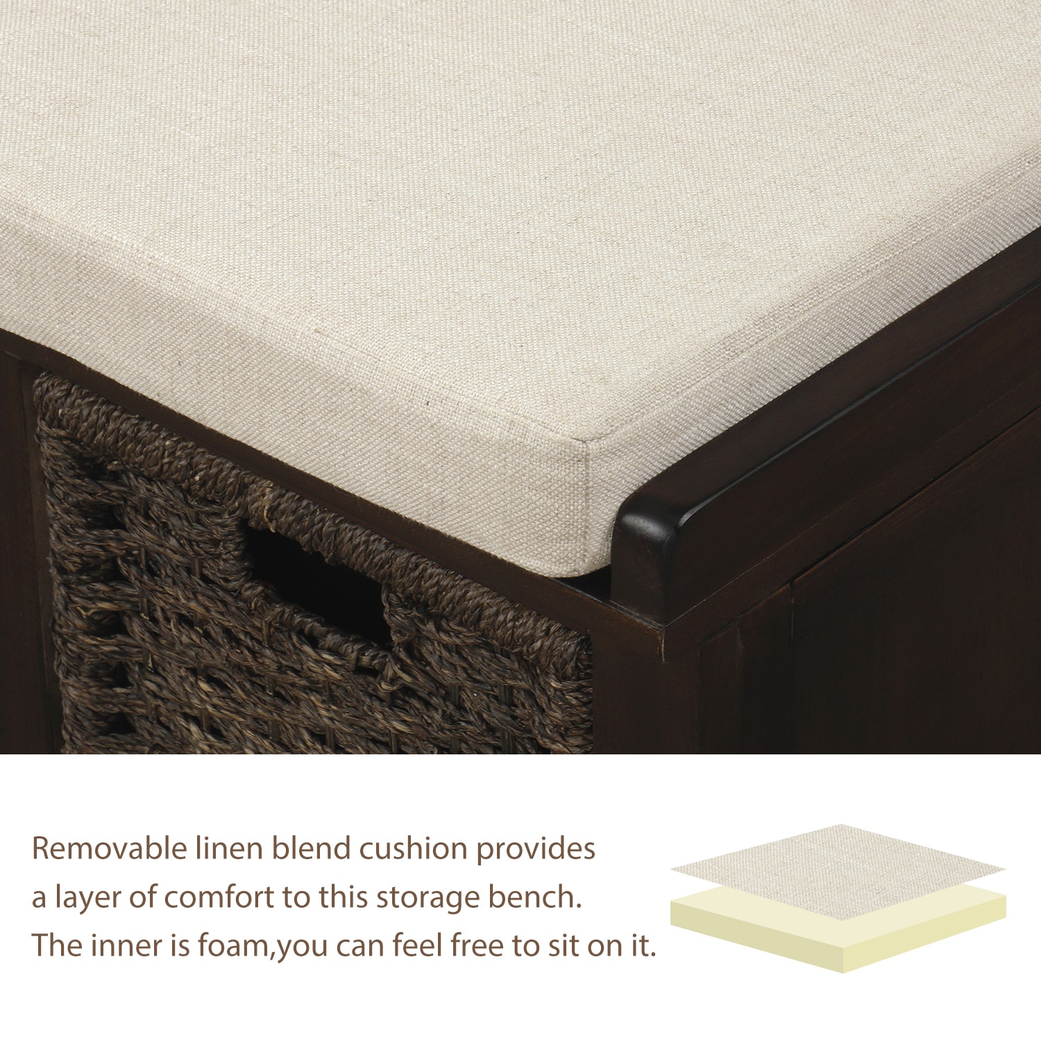 ModernLuxe WF193443AAB bench - View #5