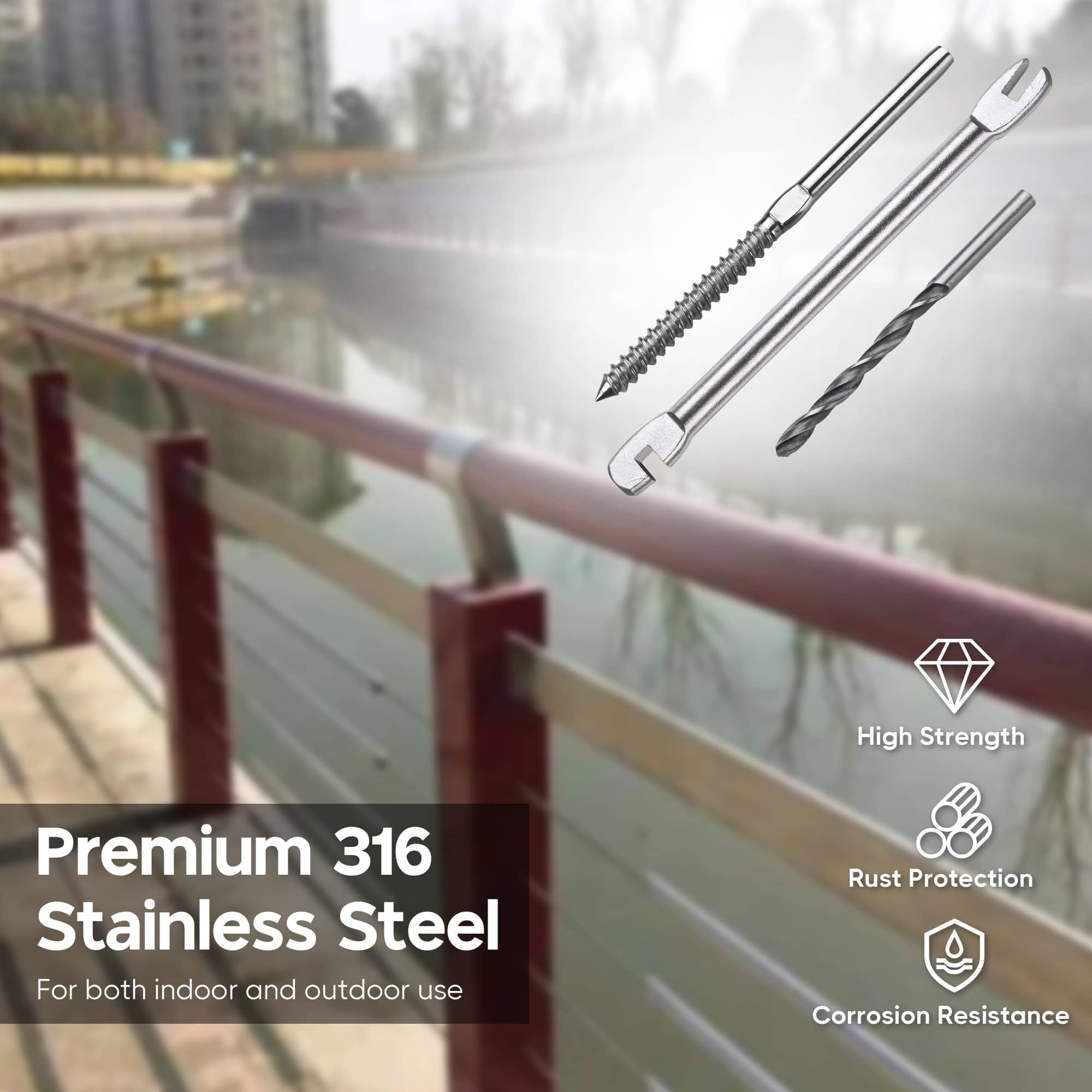 Yescom 25CAR004-RHLH20P-LO Deck-Tools-Accessories - View #3