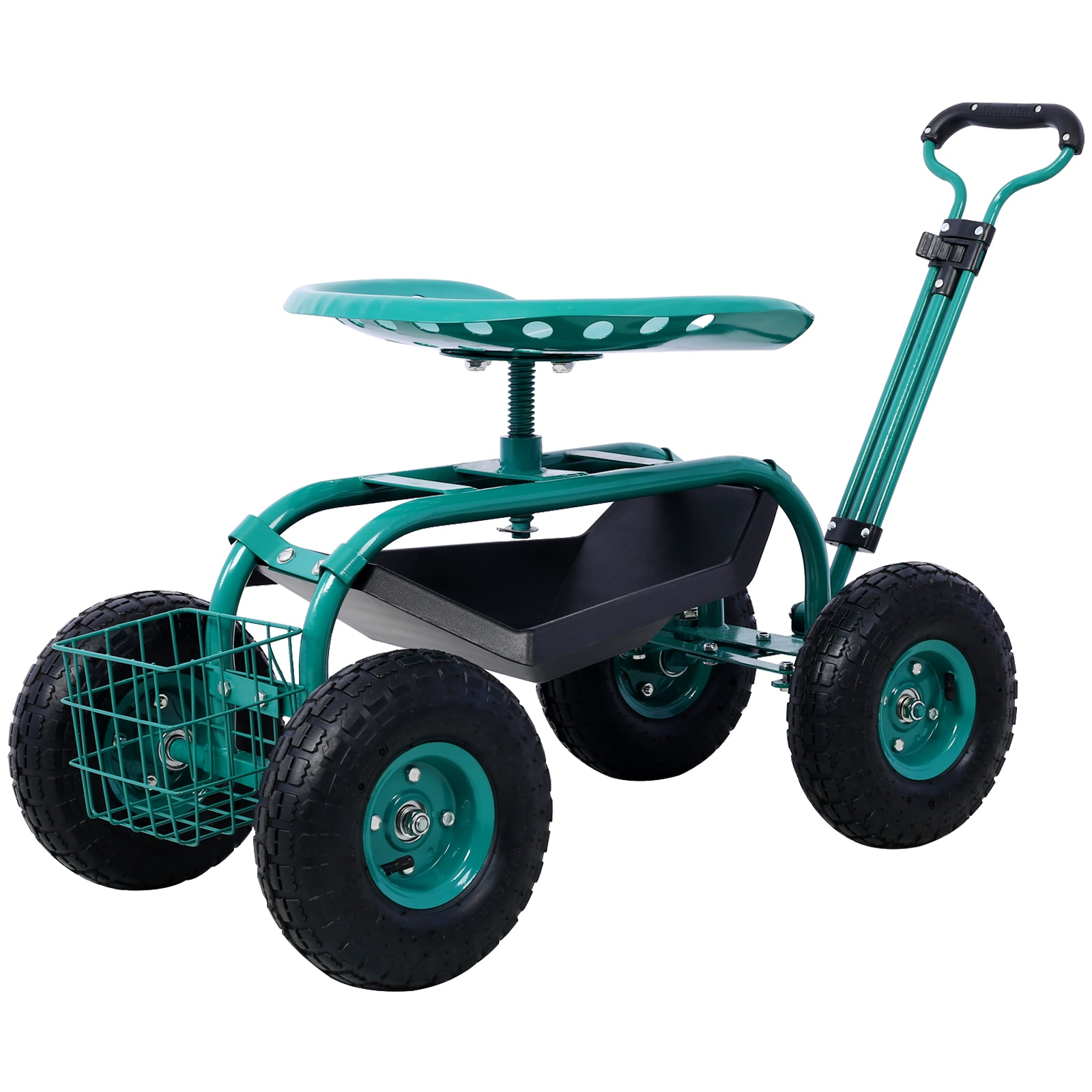 Iseryn - 3-cu ft Steel Yard Cart