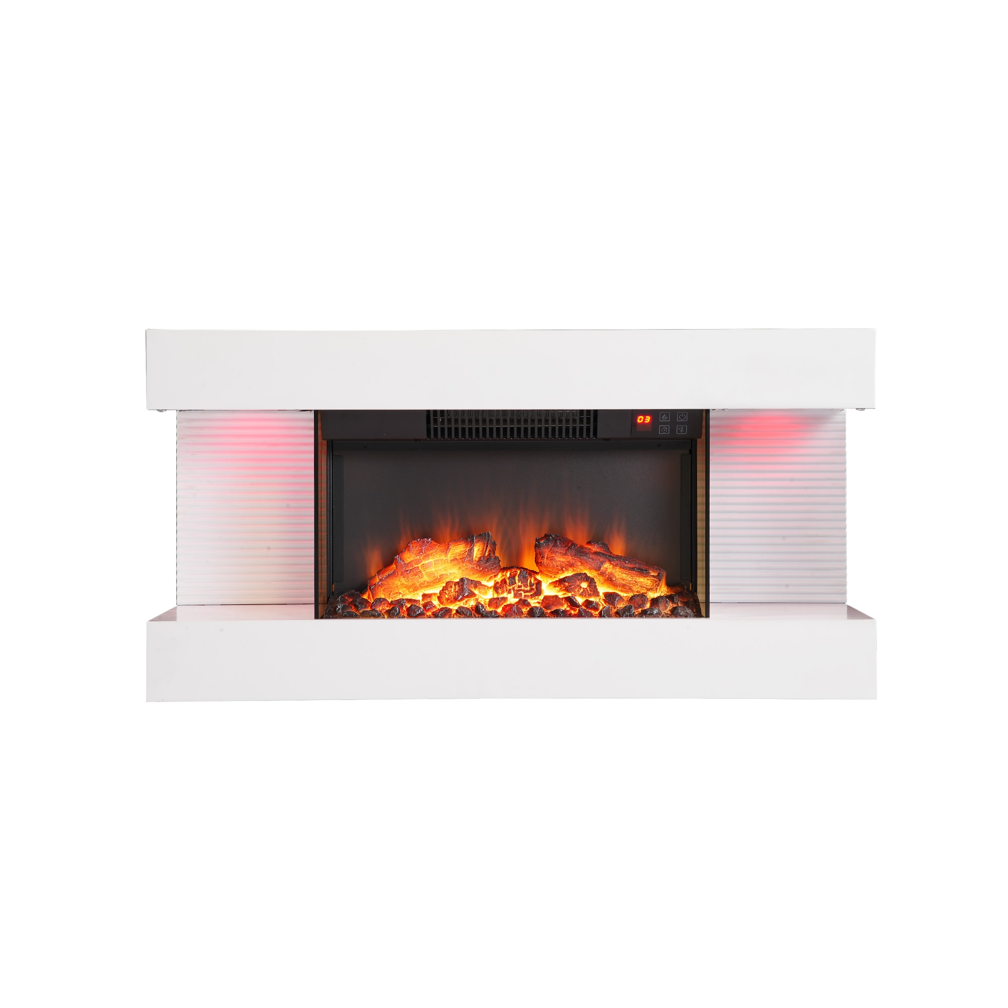 Clihome CL-WMTVS015-WHI-F018 Electric-Fireplaces - View #3
