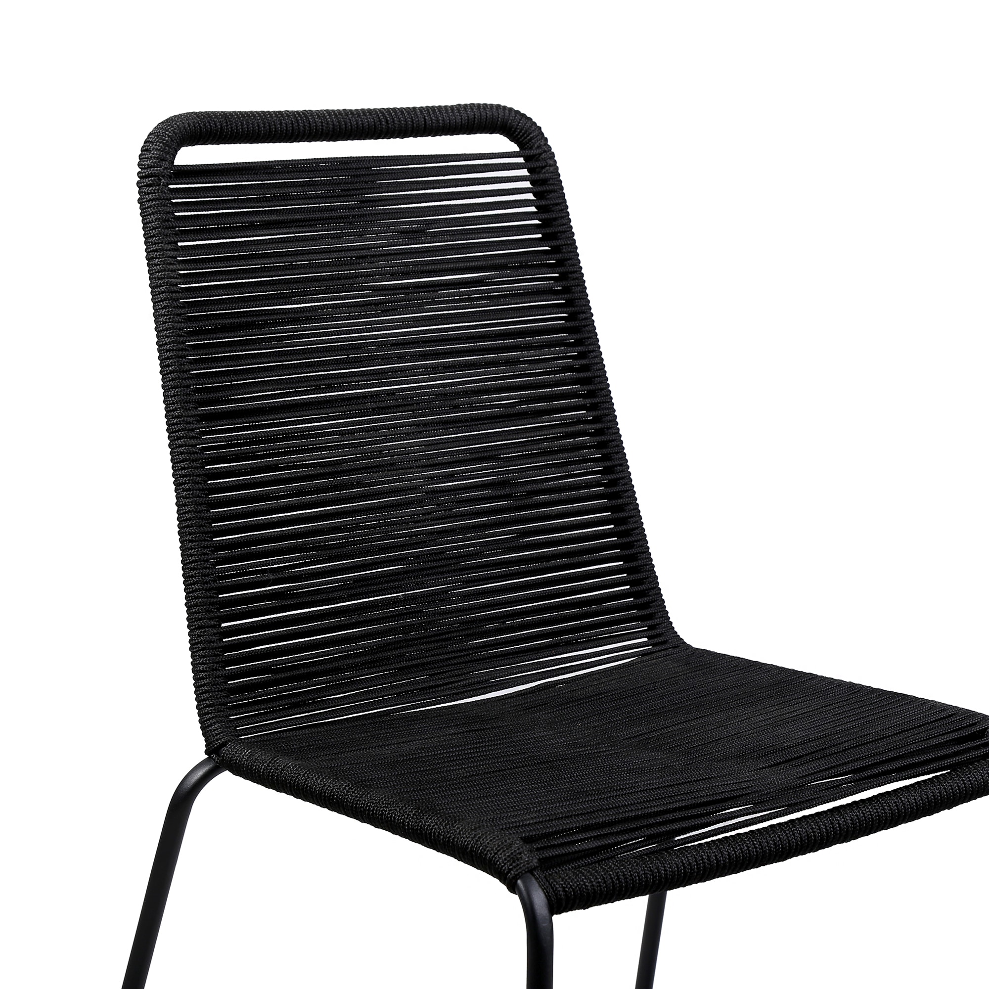 Armen Living LCSHSIBLK Patio-Chairs - View #5