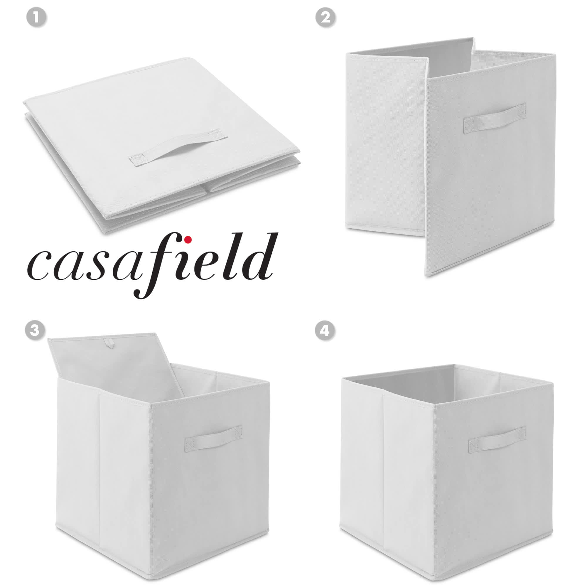 Casafield 13CC-WHT-2. Laminate-Storage-Cubes - View #6
