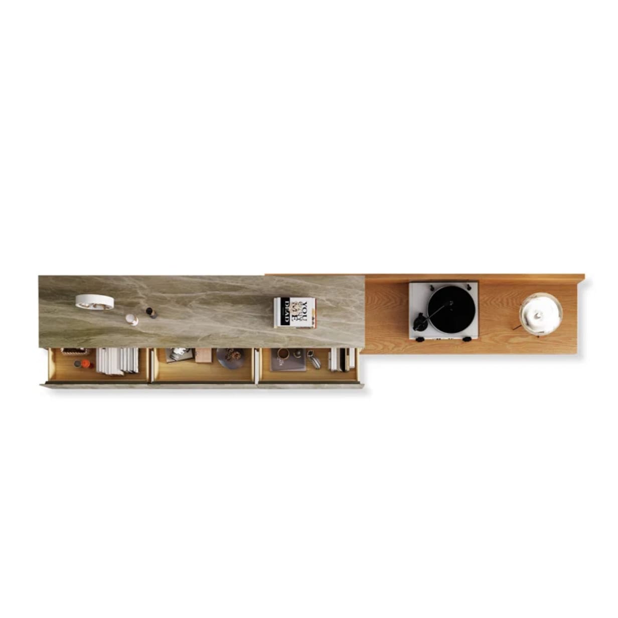 Oizaye DB-HSX-TVS-5305DG Tv-Stands - View #4