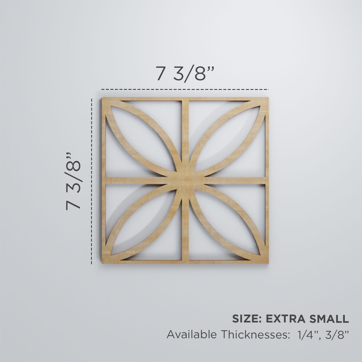 Ekena Millwork WALW08X08X0250SWNMF Wall-Panels - View #3
